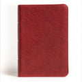 NASB Compact Reference Bible, Burgundy LeatherTouch, Red Letter, Presentation Page, CrossReferences, FullColor Maps, EasytoR
