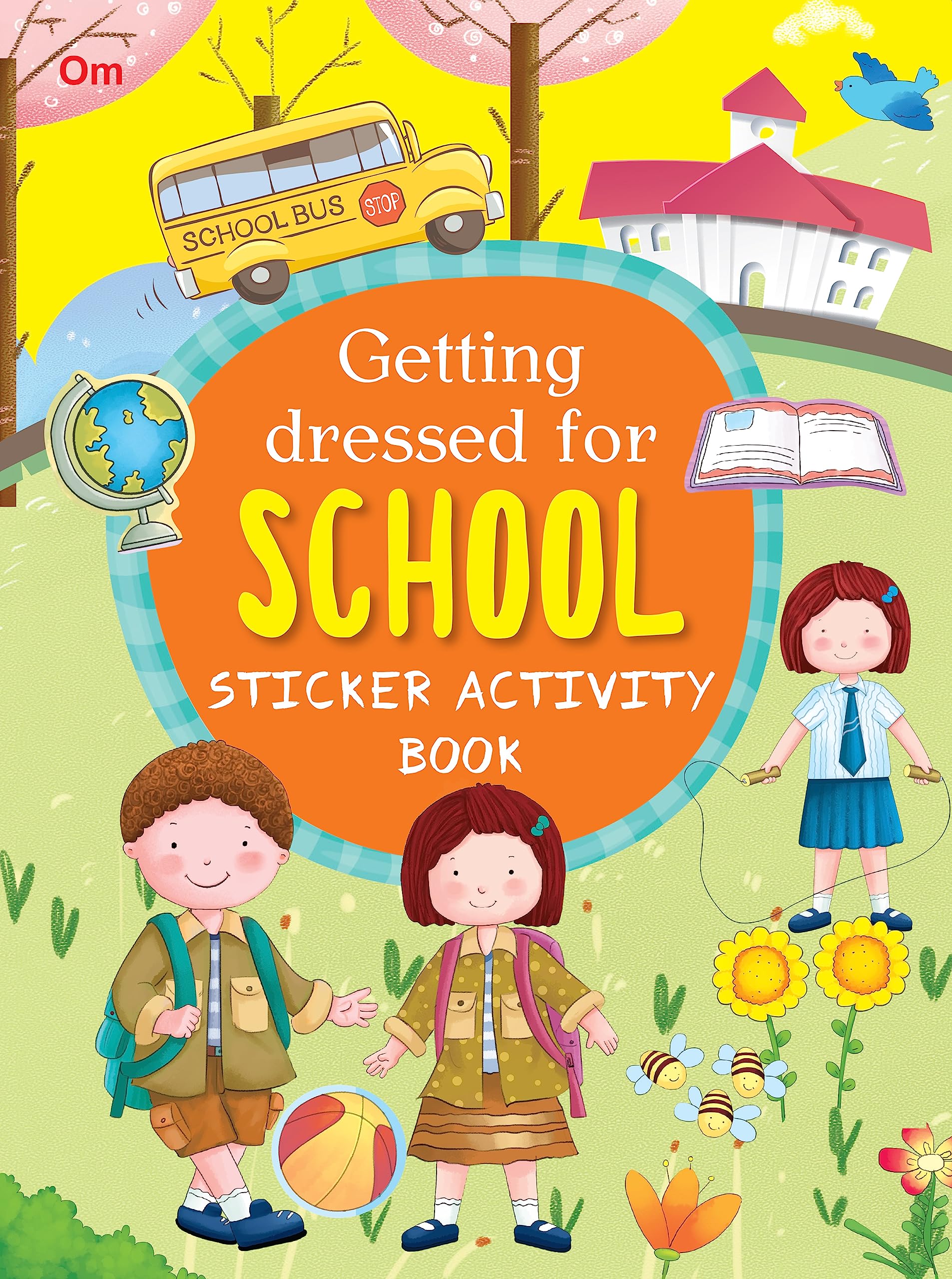Activity book: Getting Dressed for School: Sticker Activity Book  Fun Activities for Kids