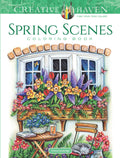 Creative Haven Spring Scenes Coloring Book (Adult Coloring Books: Seasons)