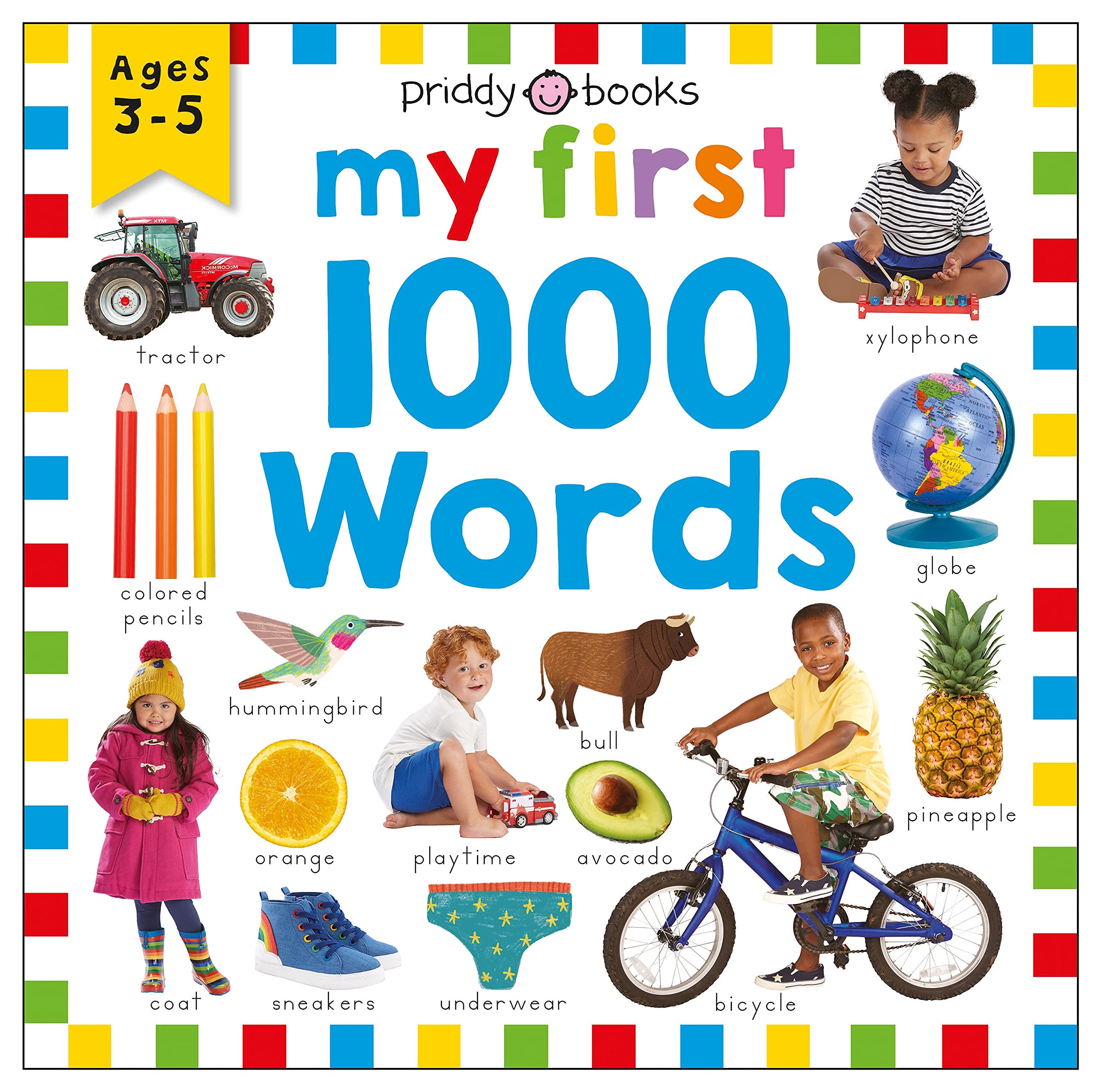 Priddy Learning: My First 1000 Words: A photographic catalog of babys first words