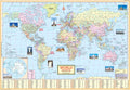 MWM02 | Teachingnest TNs World Political Map 100x70 cm English