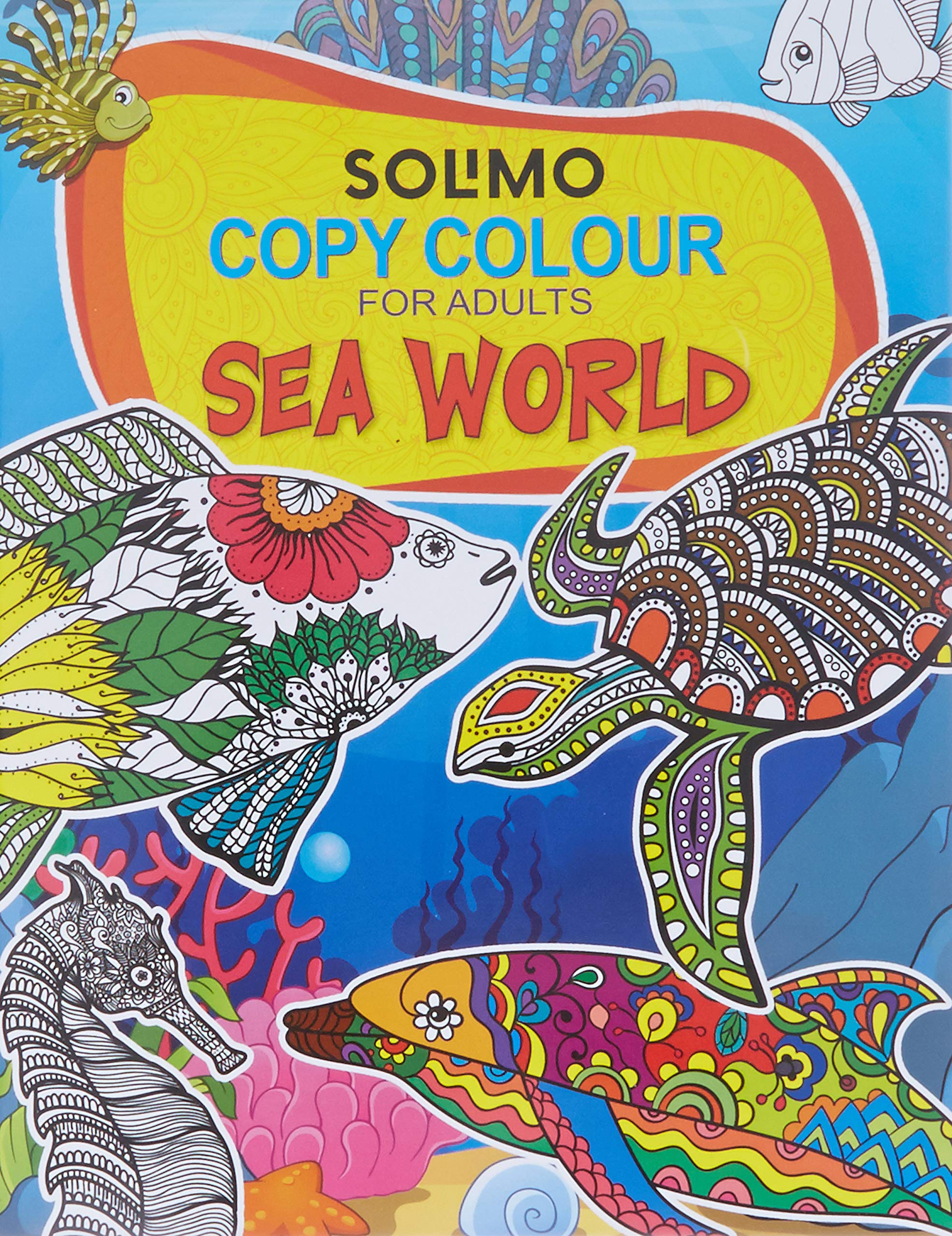 Amazon Brand  Solimo Copy Colour For Adults  Sea World