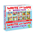 Write And Wipe Books Pack Of 10 Titles For Kids Age 24 | Reusable WipeClean Activity Set With Marker Pen | Early Learning Prac