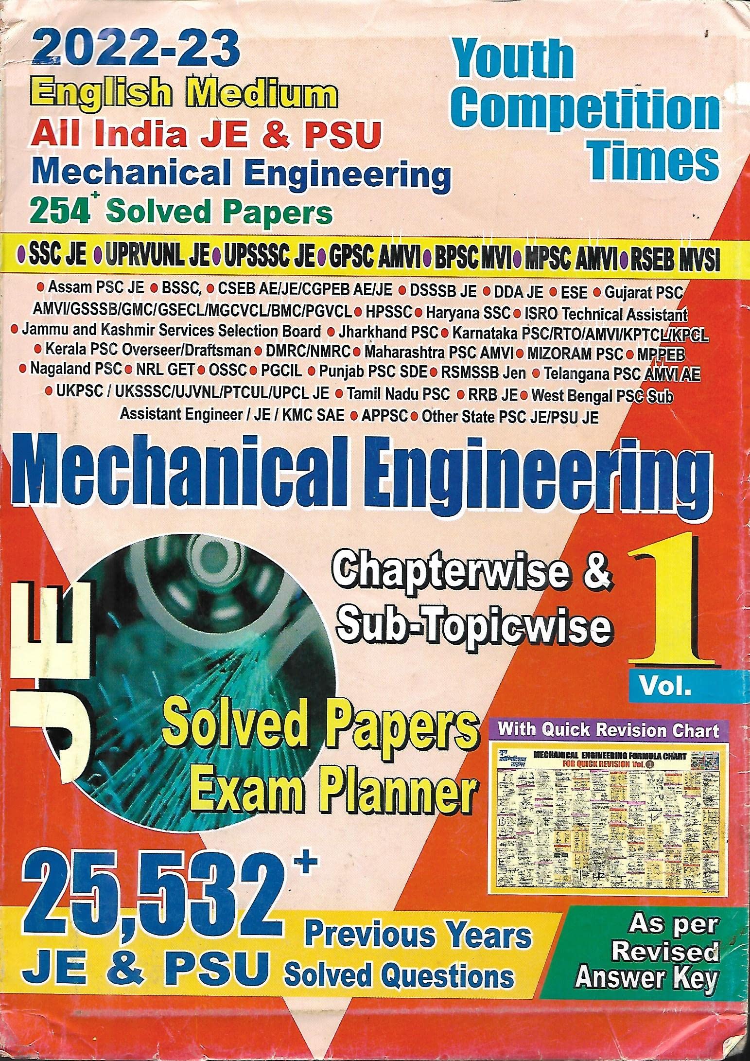 Mechanical Engineering JE Chapterwise Solved & Previous Year Papers Vol 1