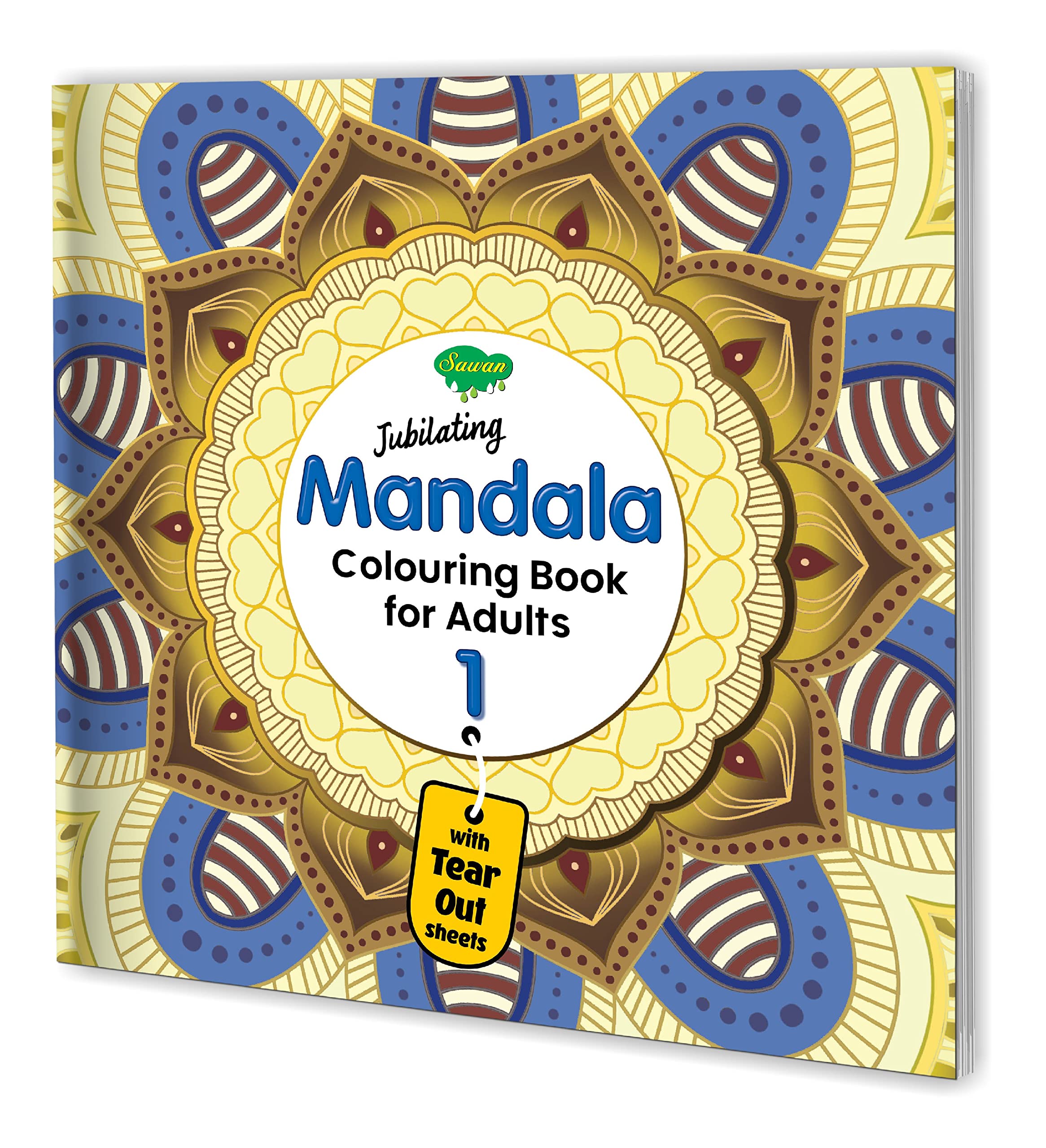 Jubilating Mandala Colouring Book For Adult1 | With Tear Out Sheets