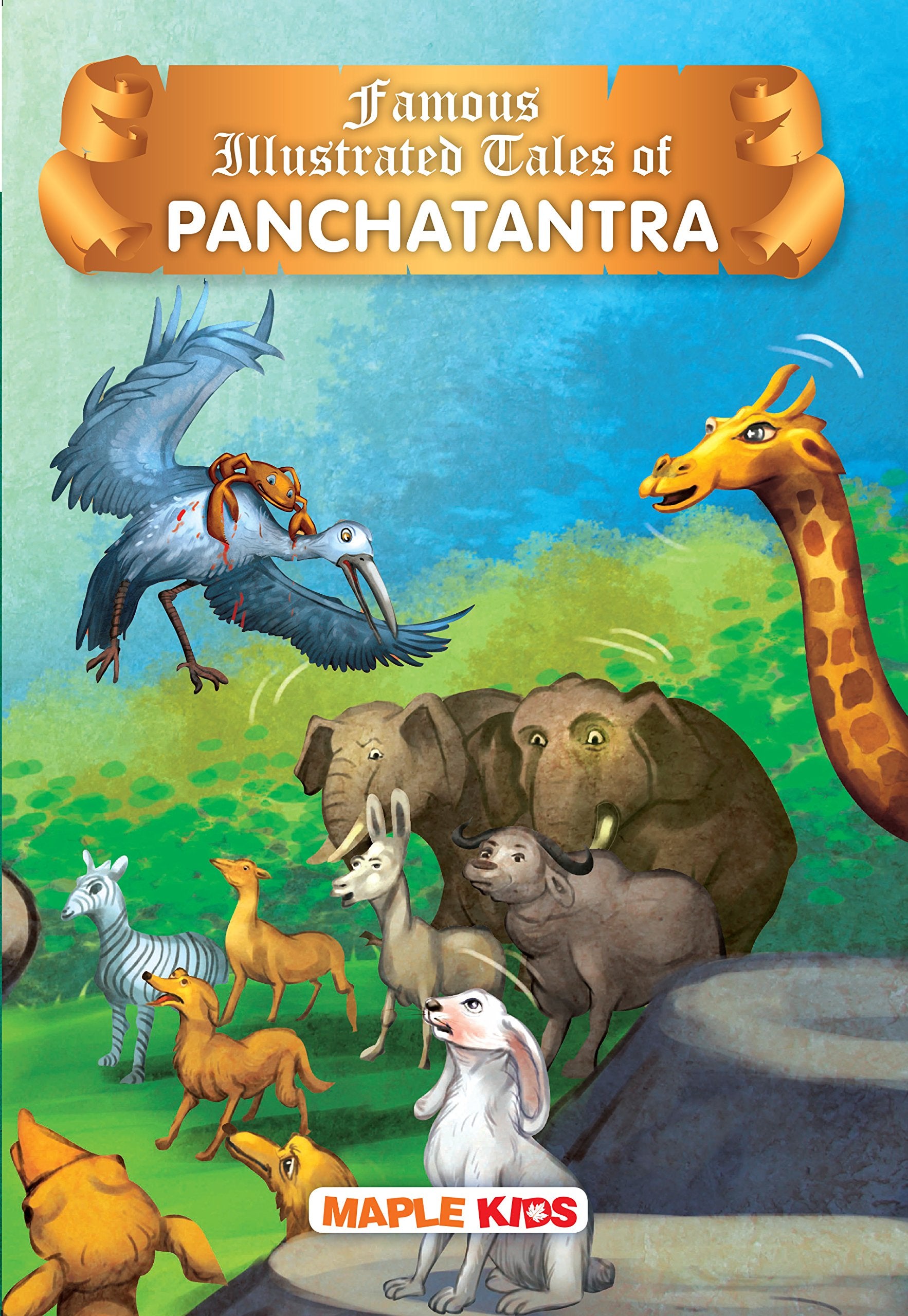 Panchatantra Tales (Illustrated)  Story Book for Kids  English Short Stories with Colourful Pictures  Bedtime Children Story 