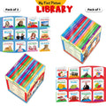 Ukg Class Picture Book Box Set of 24 board books (Red and Blue Edition) : Board book set for children, Early learning library bo