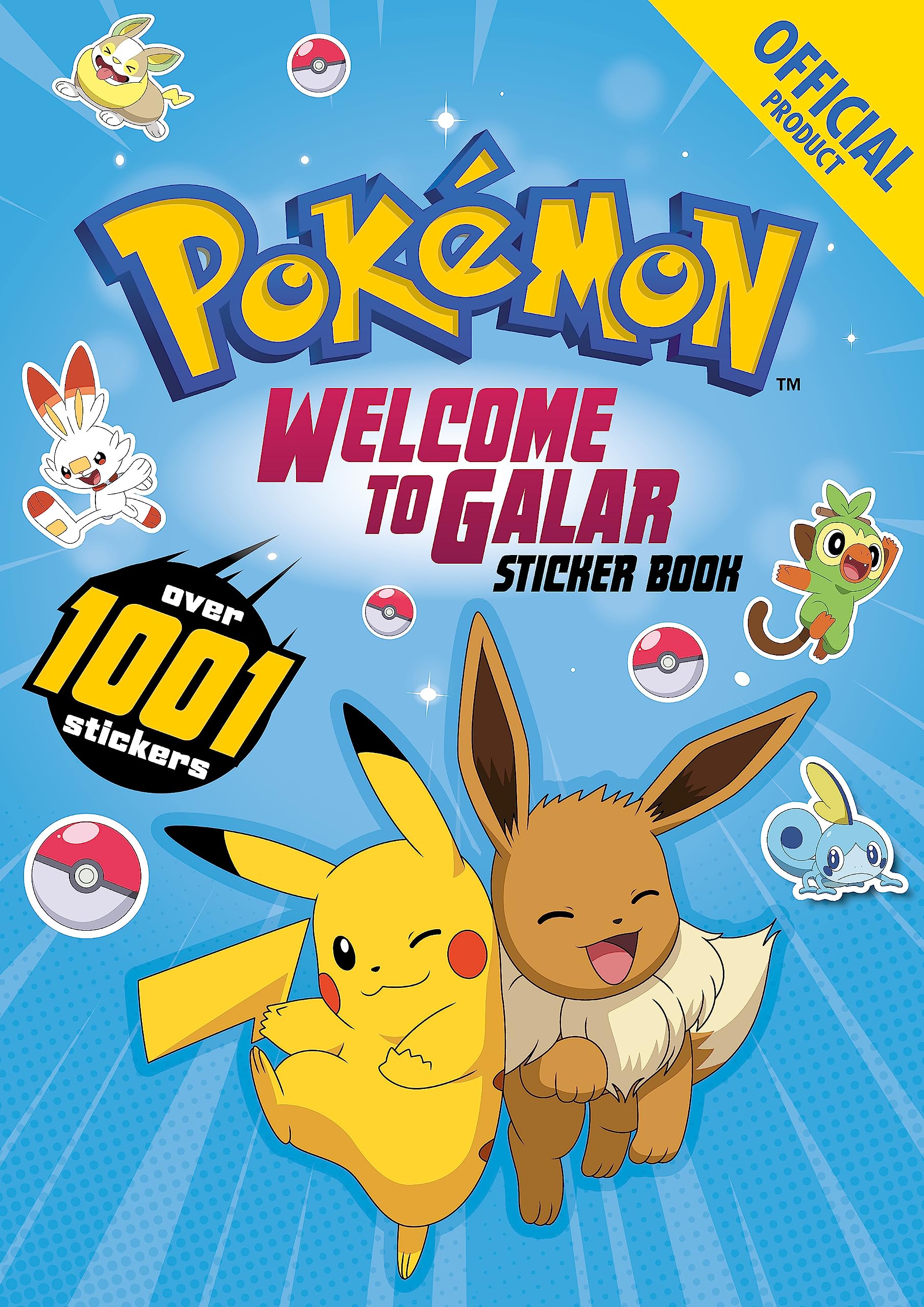 Pokmon Welcome to Galar 1001 Sticker Book