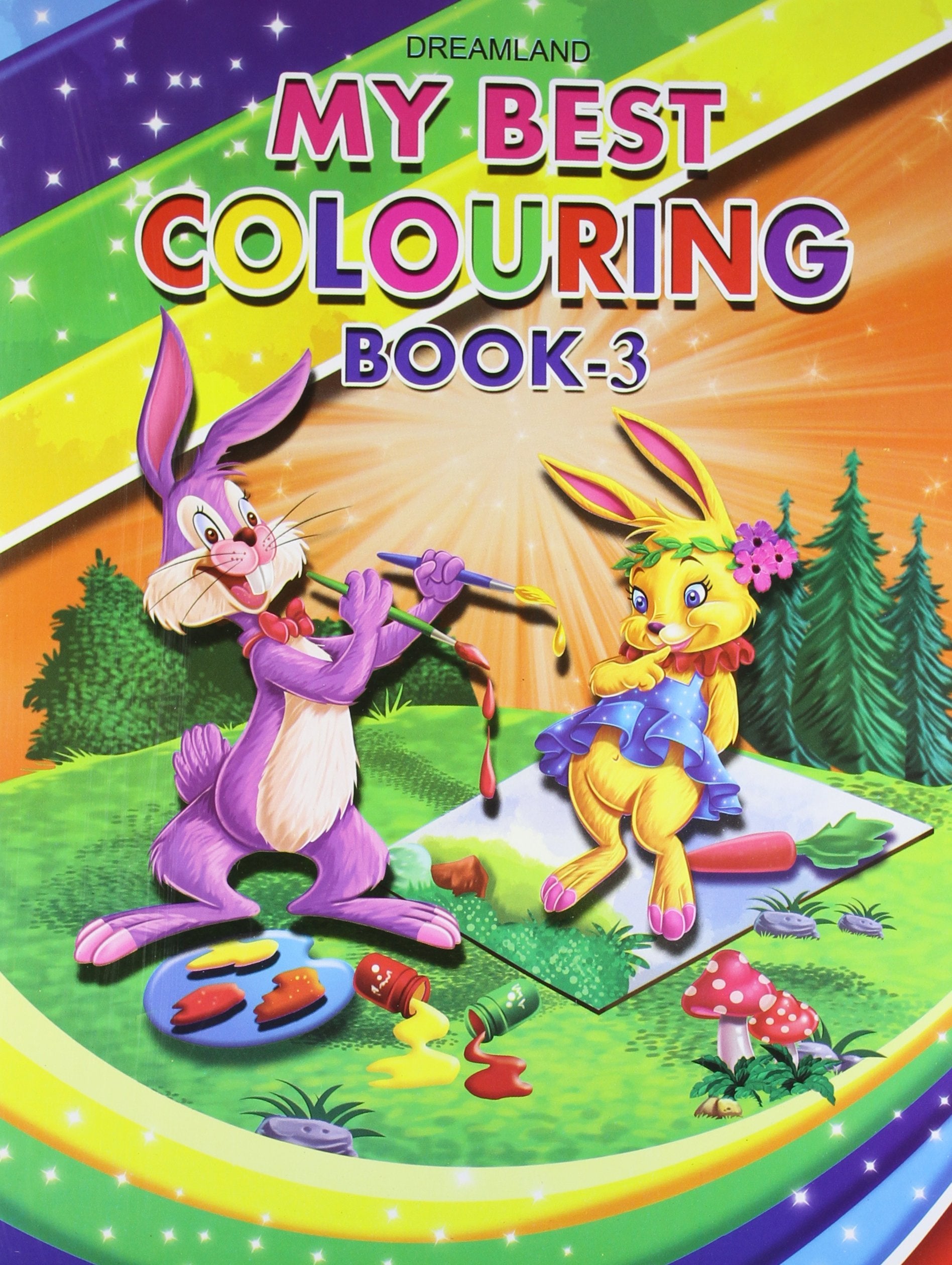 My Best Colouring Book  3 | Engaging Colouring Book For Kids Age 26 Years | 32 Pages With Fun Illustrations | Ideal For Colour