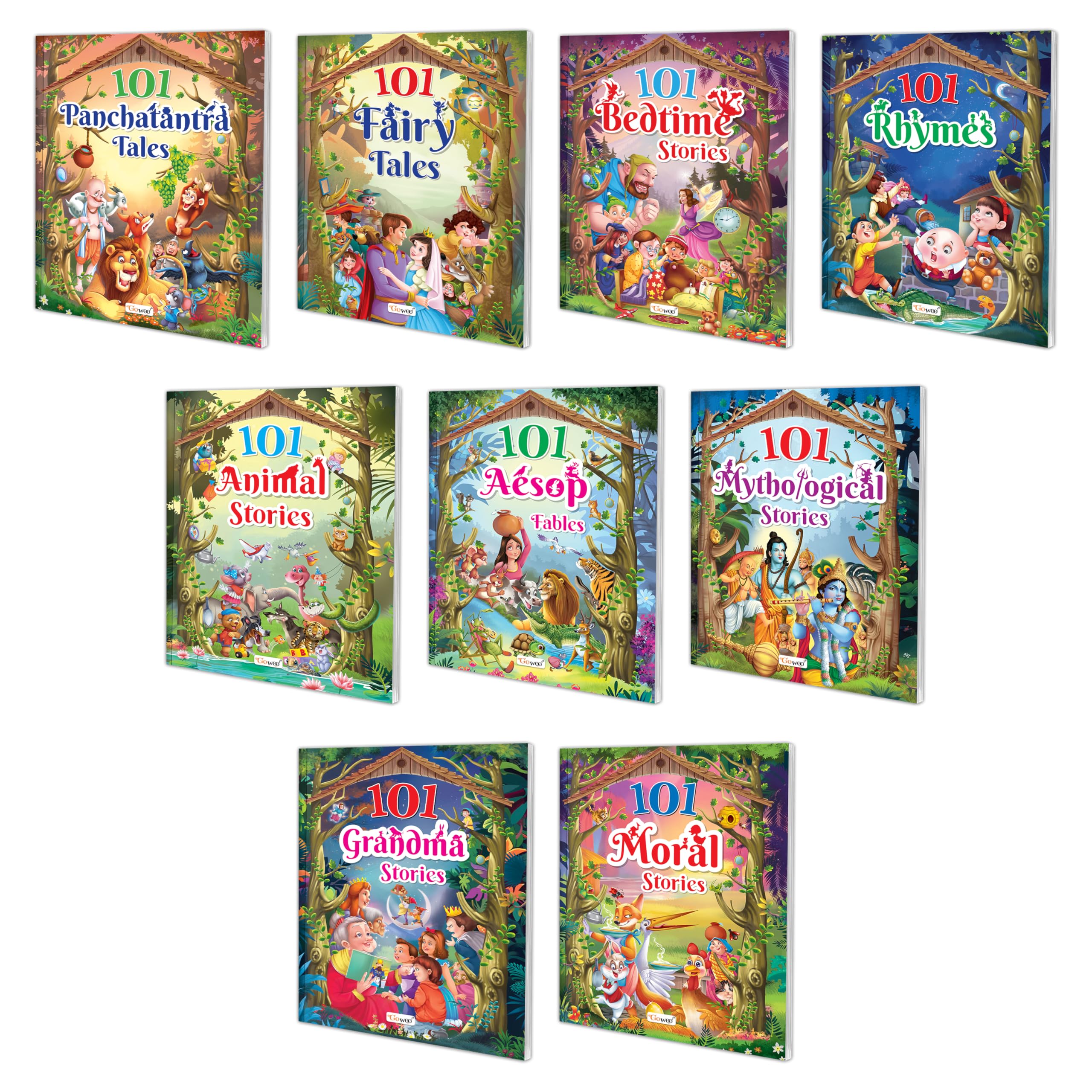 101 Panchatantra, Fairy, Bedtime, Rhymes, Animal, Aesop, Mythological, Grandma and 101 Moral Stories (Ages 312) (Paperback) : K