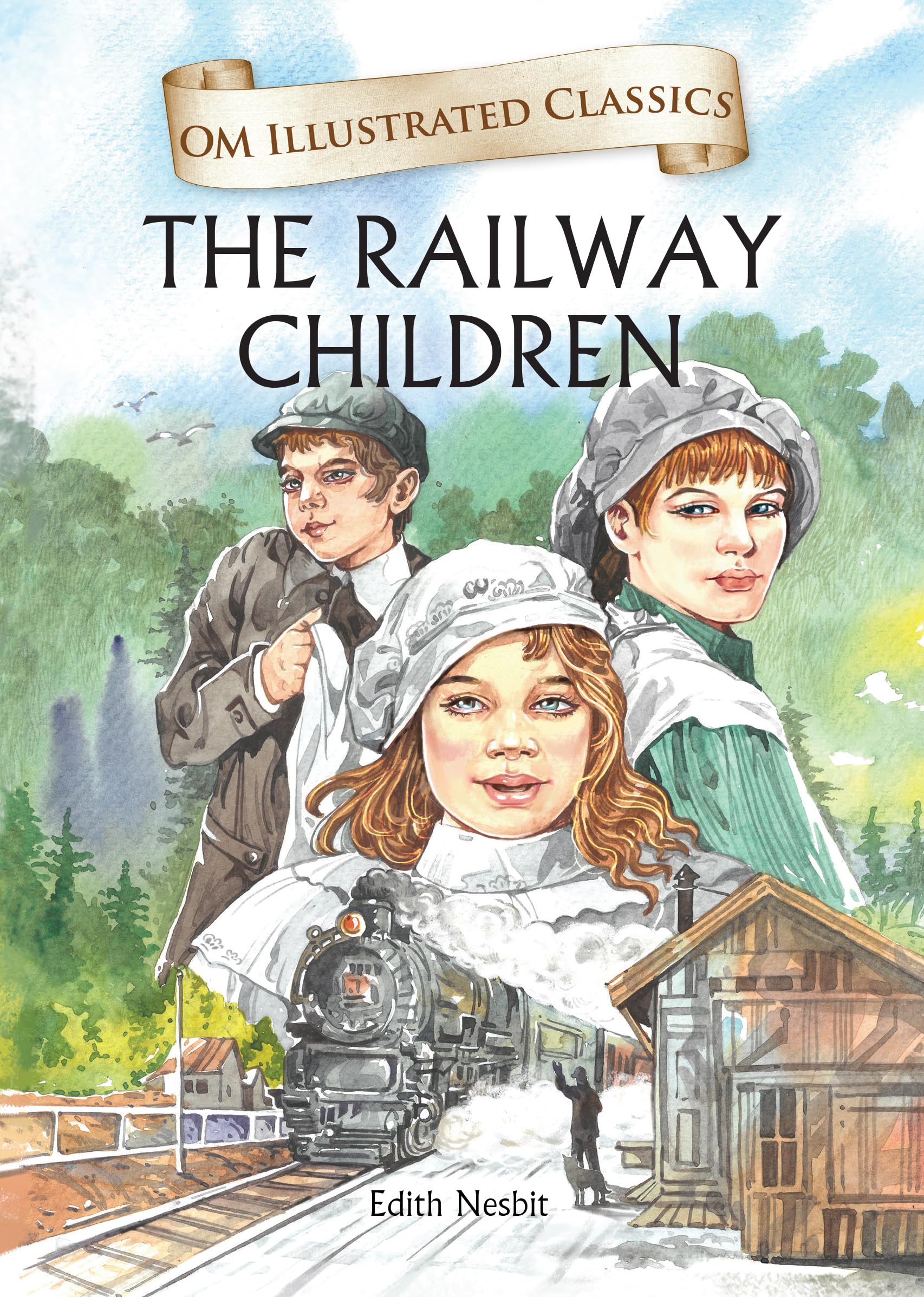 Children Classics  The Railway Children  Illustrated Abridged Classics with Practice Questions (Om Illustrated Classics for Ki