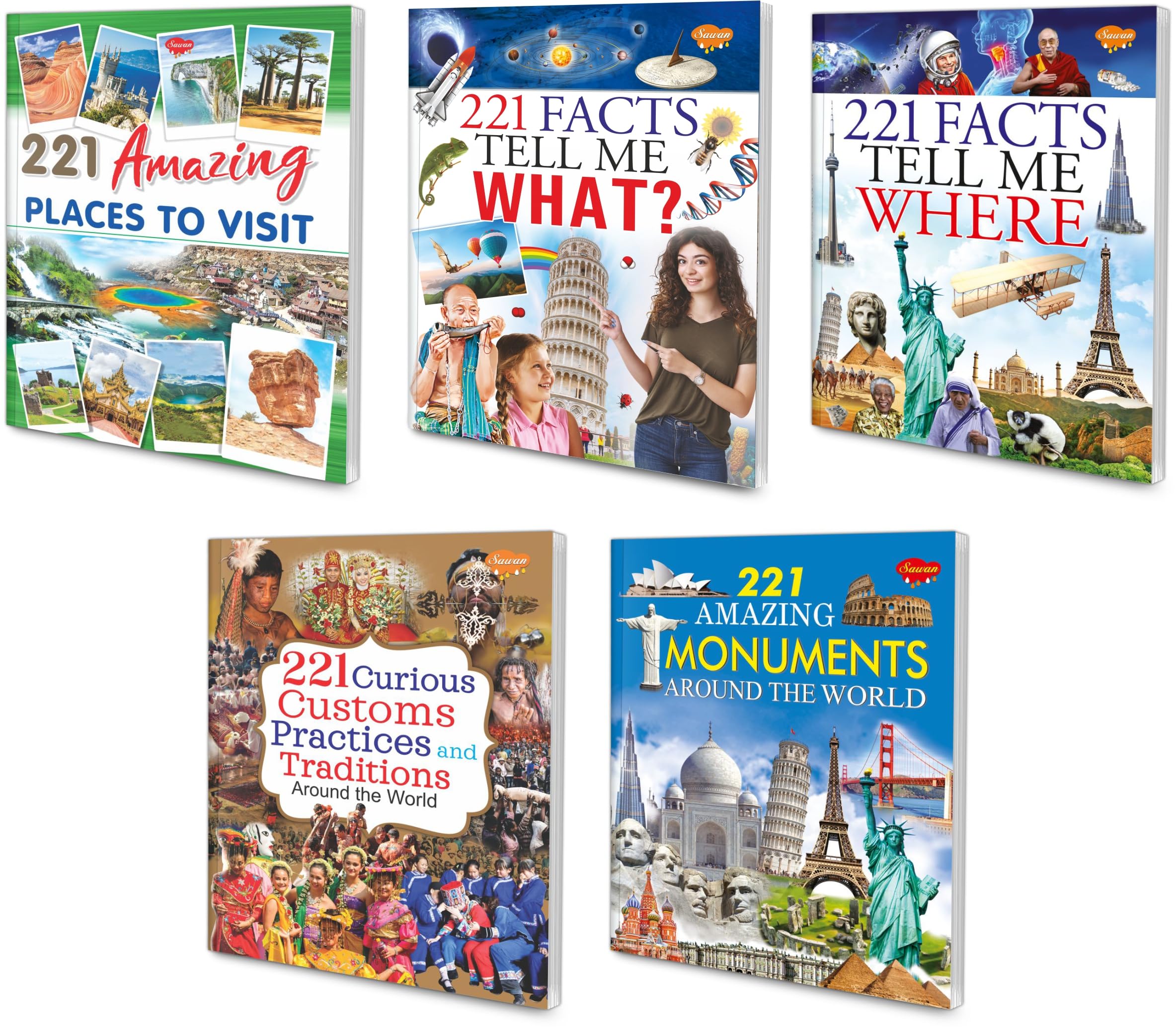 All In One Facts Around The World | Pack Of 5 Books