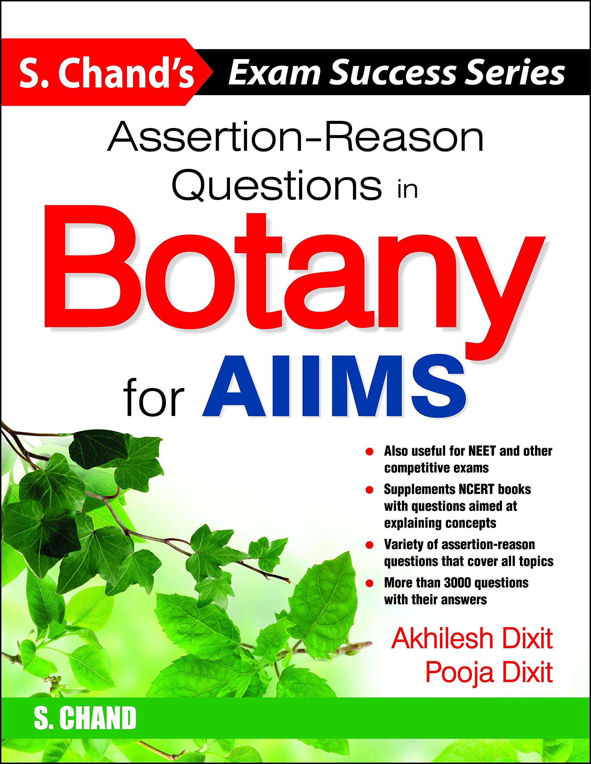 AssertionReason Questions in Botany for AIIMS