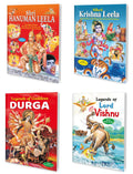 My First Mythology Tale (Illustrated) | Set Of 4 Story Book For Kids | Shri Hanuman Leela, Legends Of Goddess Durga, Shri Krishn