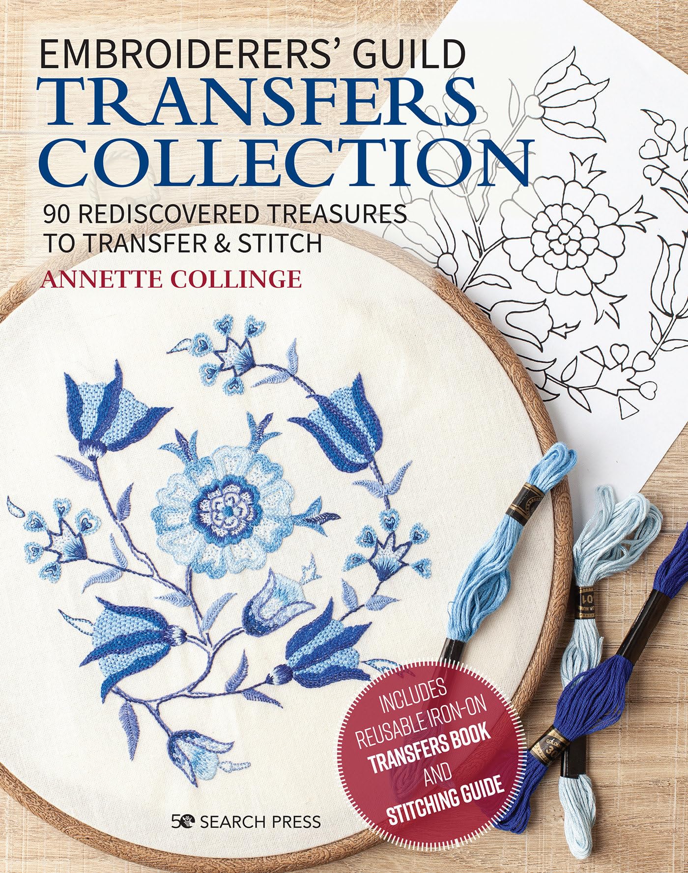 Embroiderers Guild Transfers Collection: 90 rediscovered treasures to transfer & stitch (Embroidered Treasures)