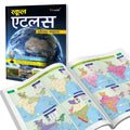 SCHOOL ATLAS (HINDI)  MAPLITHO : Covers Global Geography with Current Data & Maps, best educational atlas for students