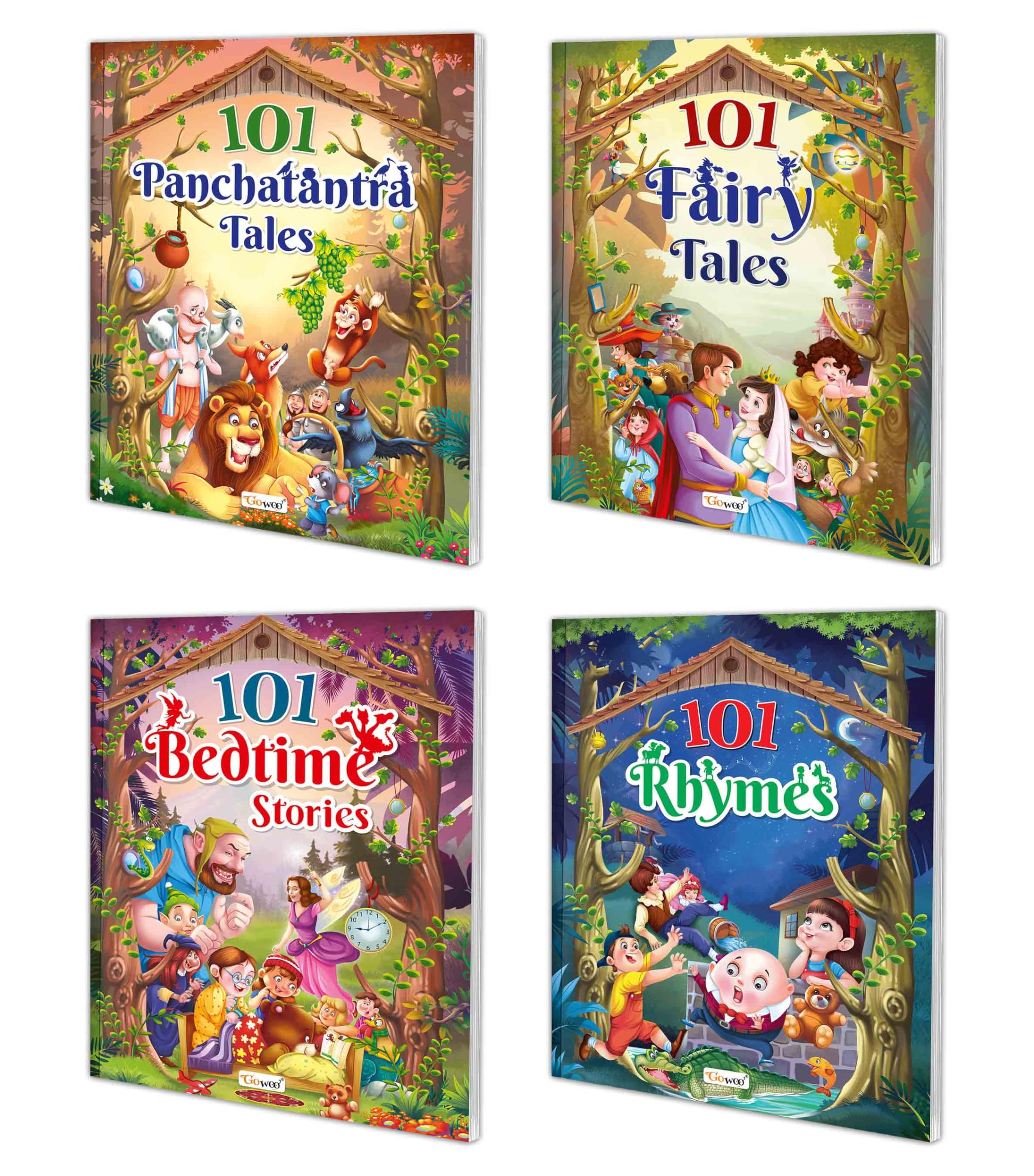 101 Panchatantra Tales, Fairy Tales, Bedtime Stories and Rhymes Book for kids (Ages 312) (Paperback) : Bedtime story book, chil