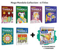 Cityscape, Fantasy, Fashion  Mandala Adult Colouring Book and more with 12 Colour Pencils + 1 Sharpener : premium mandala art 