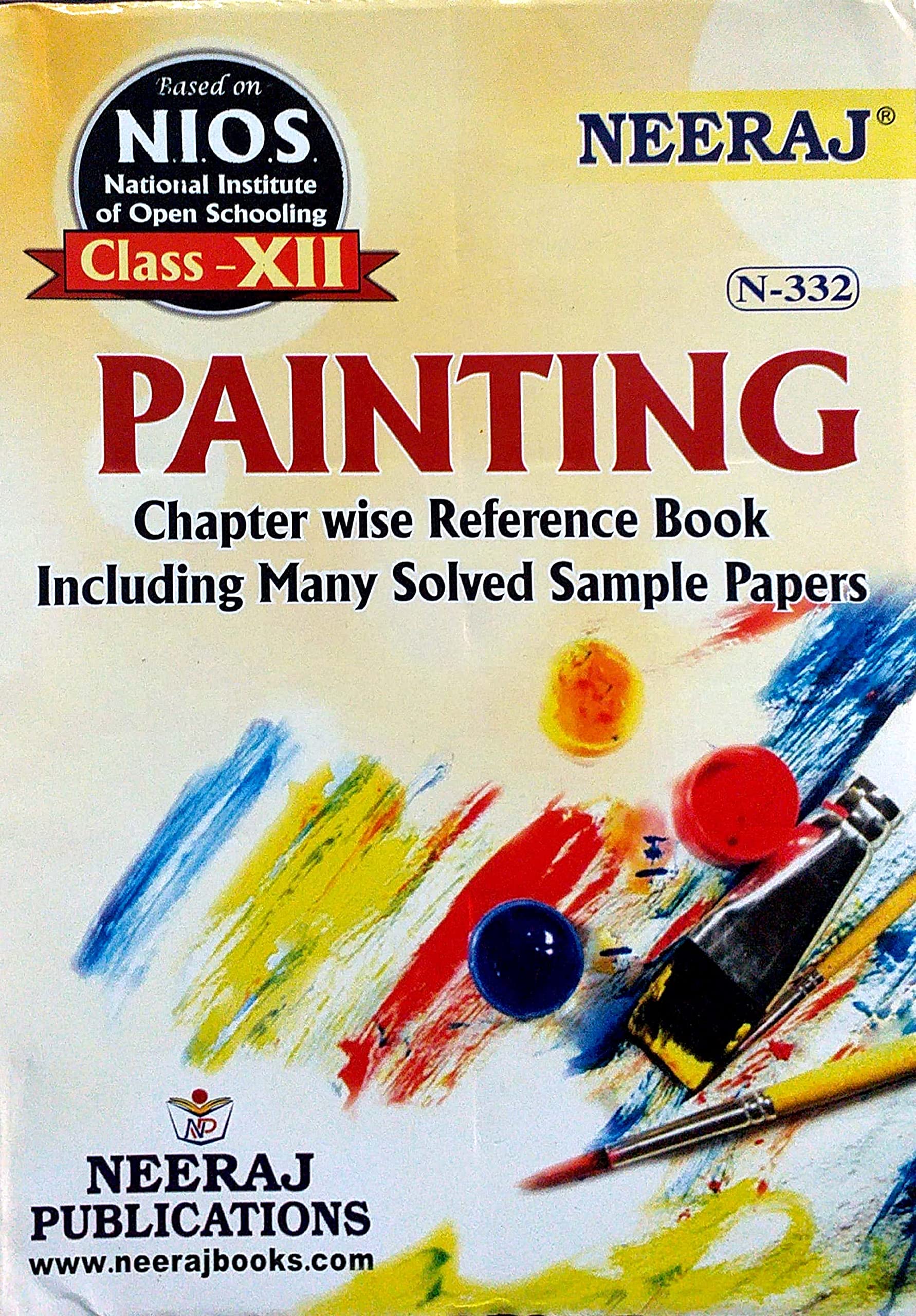 NEERAJ N332 Painting Book Book  English Medium  for 12th Class of NIOS  Chapter Wise Help Book / Guide including Many Solved