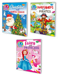 2 In 1 Colouring Book Combo | Pack Of 3 Copy To Colour Colouring Book (V1)