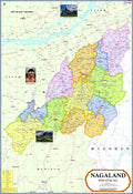 Nagaland Map | Laminated | 70 x 100 cm