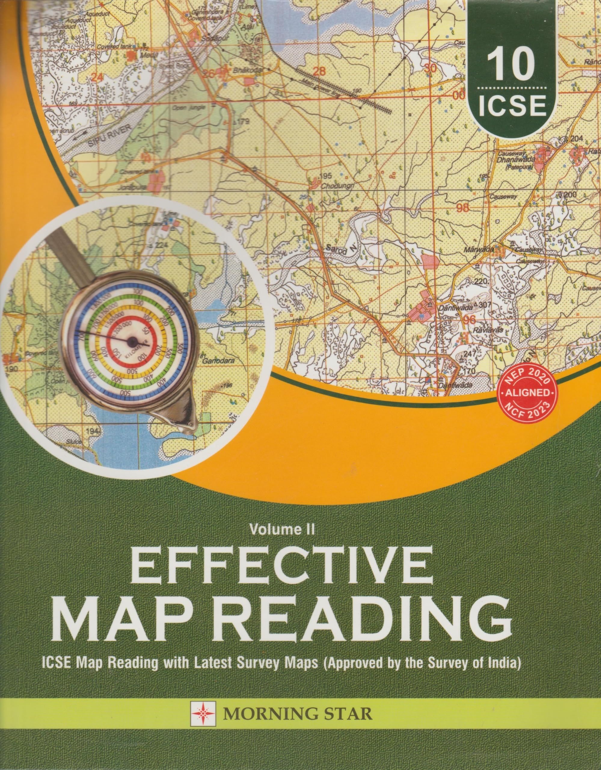 Effective Map Reading Geography Volume 2 For Icse Class 10 | Icse Map Reading With Latest Survey Maps | Approved By The Survey O