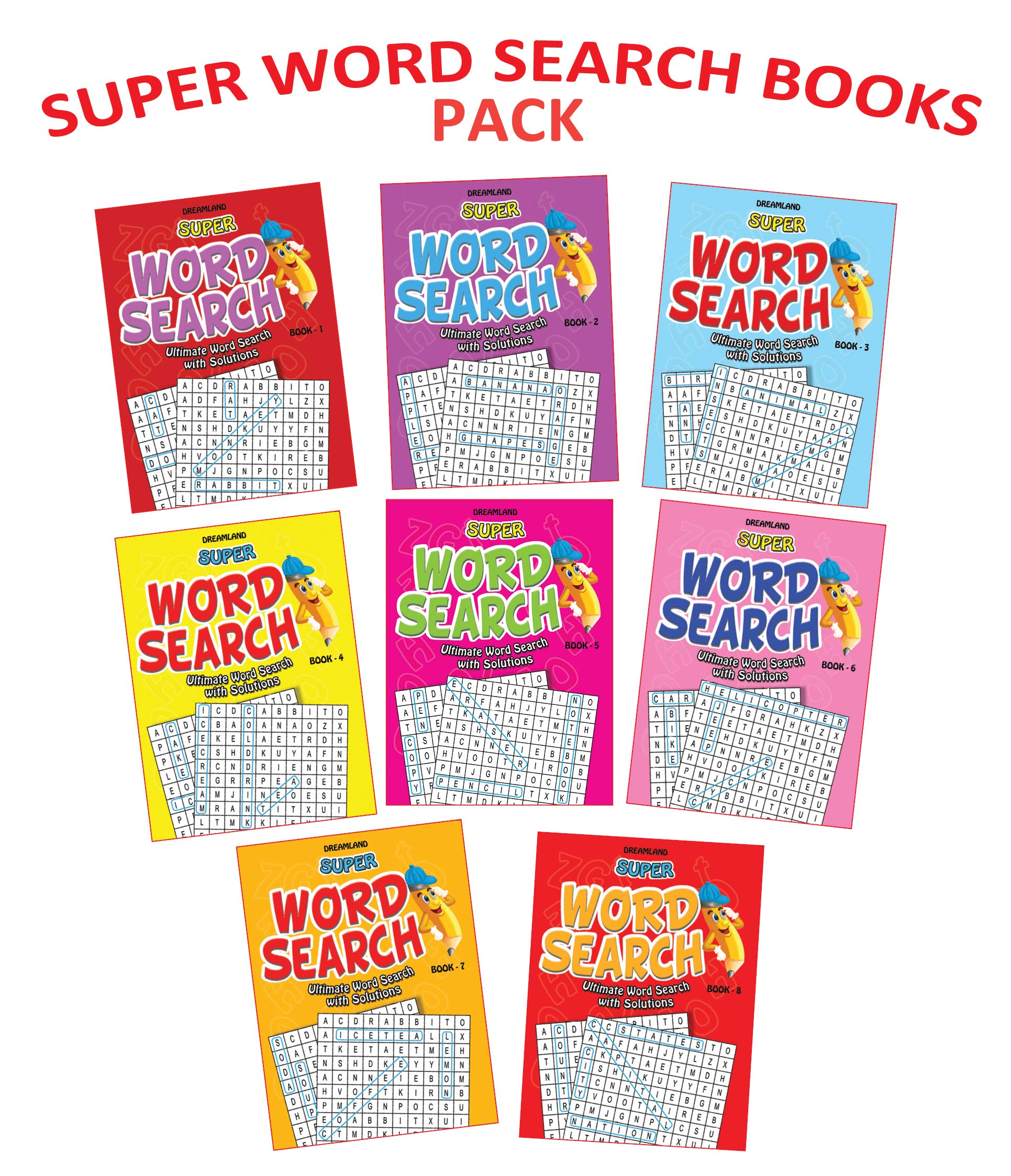 Super Word Search  18 Pack (English, Paperb