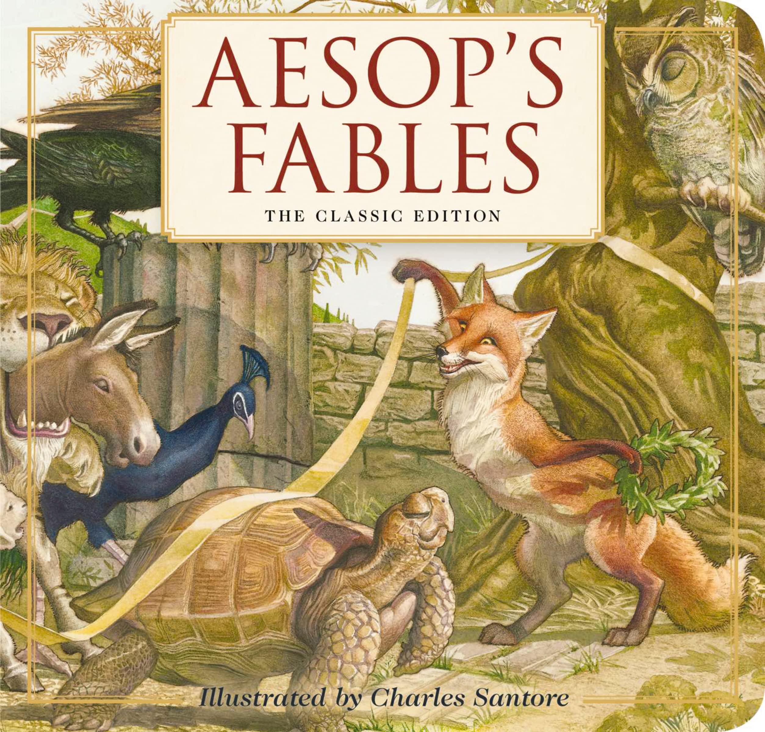 Aesops Fables Board Book: The Classic Edition