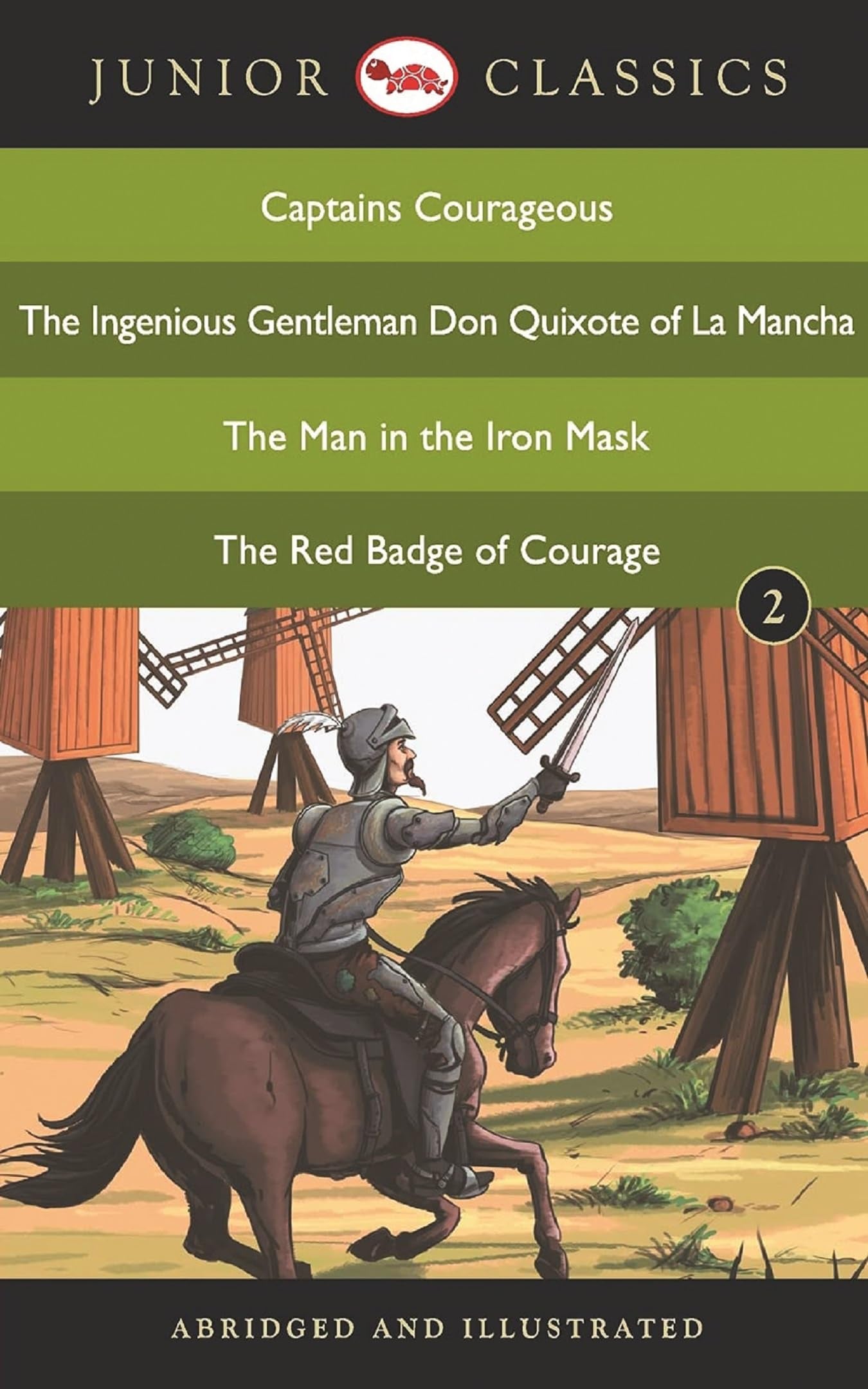 Junior Classic  Book 2 (Captains Courageous, The Ingenious Gentleman Don Quixote of La Mancha, The Man in the Iron Mask, The Re