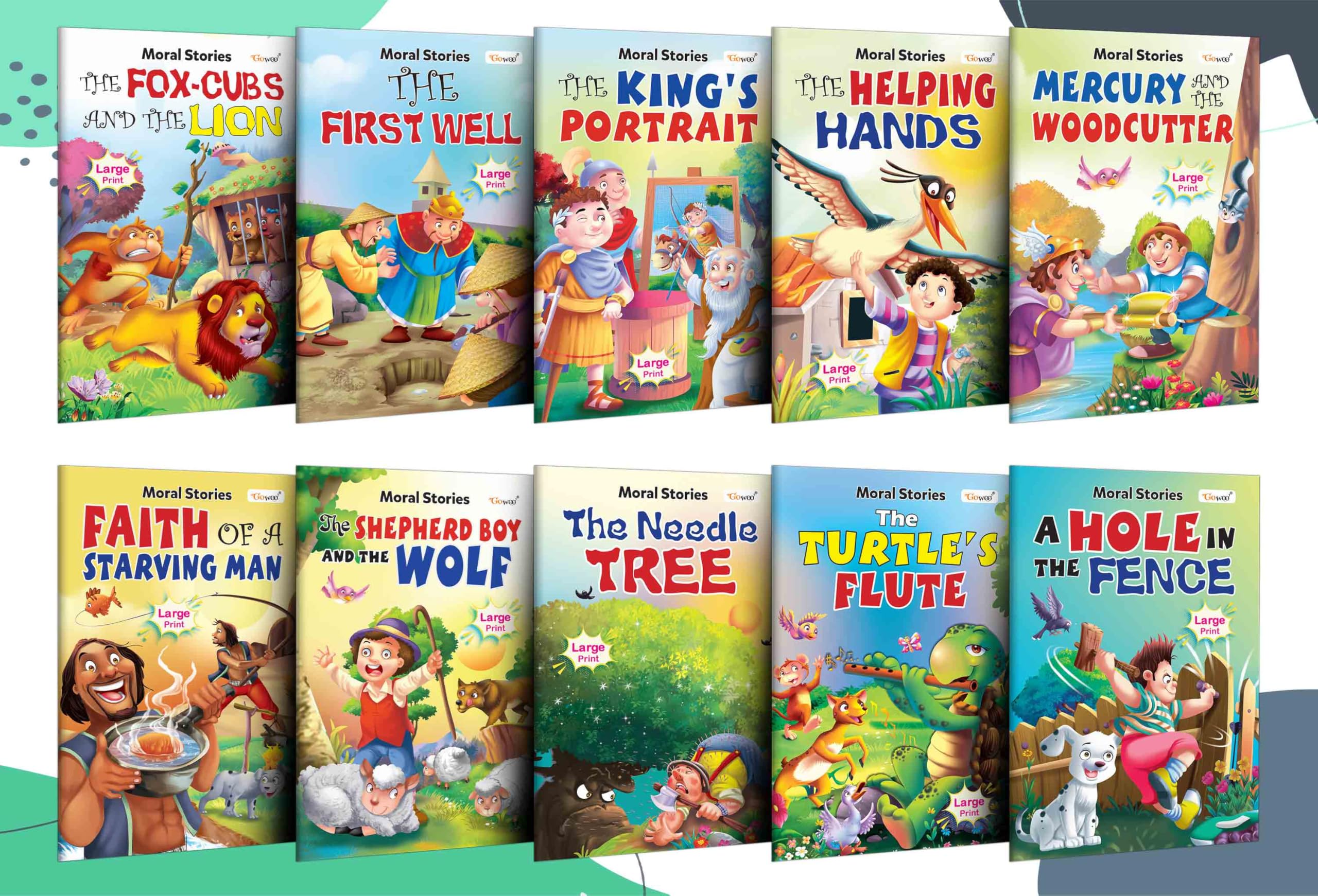 Childrens Educational Story Book Collection Pack 1 : Kids First Library Set | Story Book for Preschoolers, Educational Pictu
