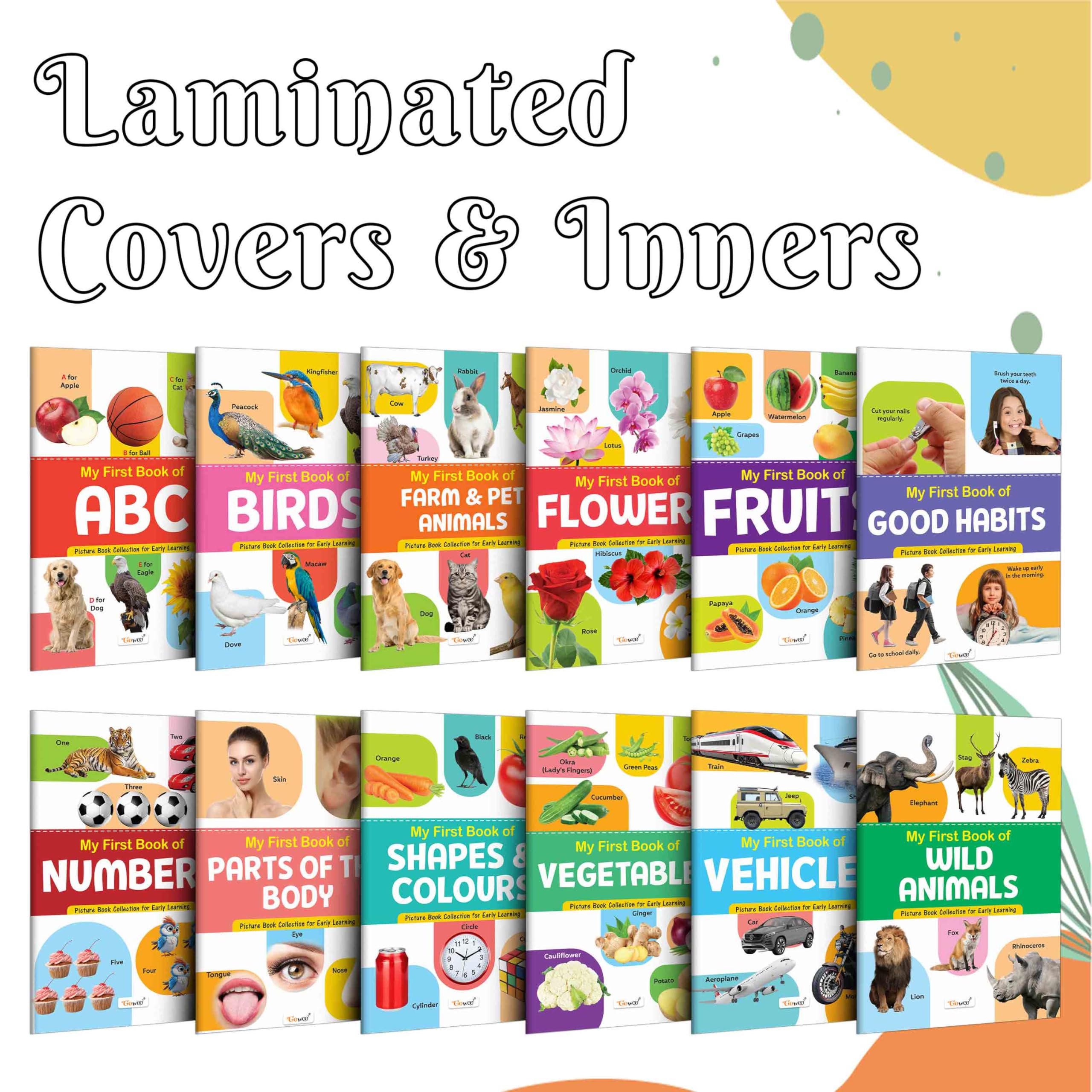 Childrens educational book collection : My First Picture Book Collection For Early Learning Learning book for preschoolers, Ed