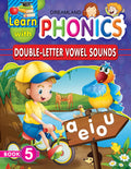 Learn with Phonics Activity Book  5 | DoubleLetter Vowel Sounds | Early Reading Workbook for Kids Age 410 with Fun Activities