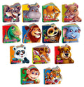 Learn About Wild Animals | Who Am I DieCut Shape BoardBooks | Pack Of 13 Books