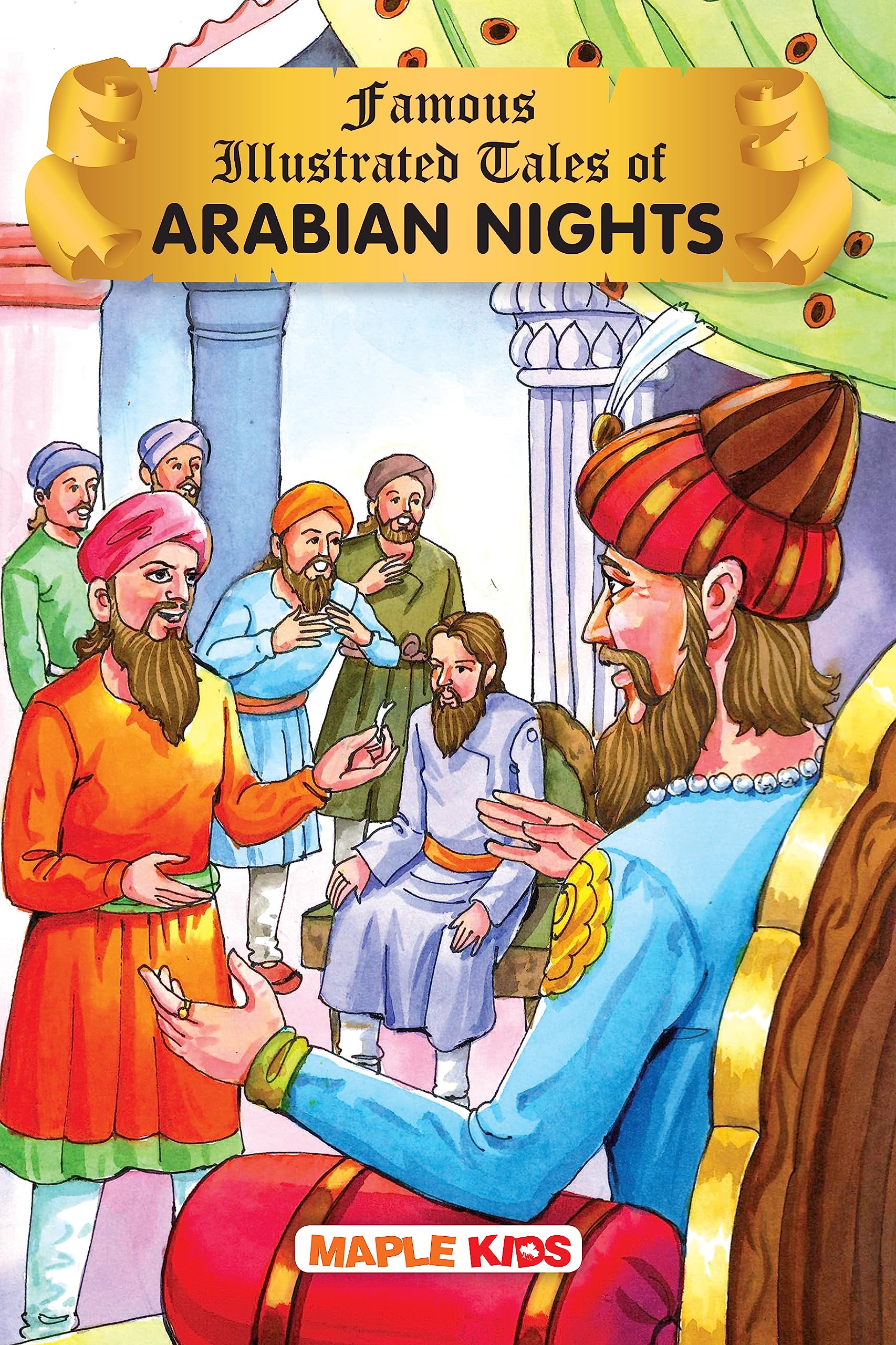 Arabian Nights (Illustrated)  Story Book for Kids  English Short Stories with Colourful Pictures  Bedtime Children Story Book