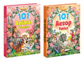 101 Animal Stories and 101 Aesop Fables (Ages 312) (Hardbound) : Fun educational stories, Toddler story book, Bedtime story boo