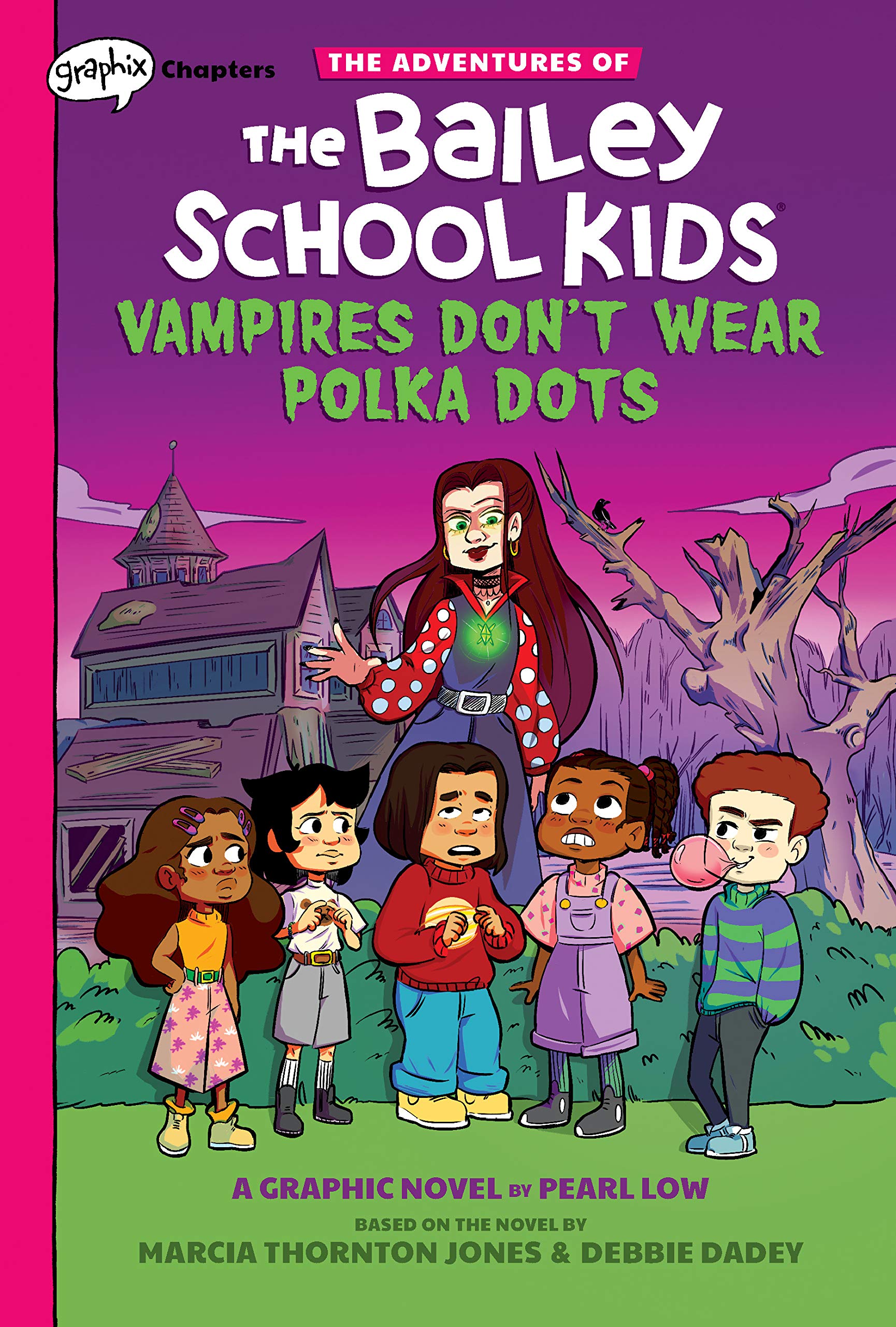 Vampires Dont Wear Polka Dots: A Graphix Chapters Book (The Adventures of the Bailey School Kids #1) (1) (The Adventures of the