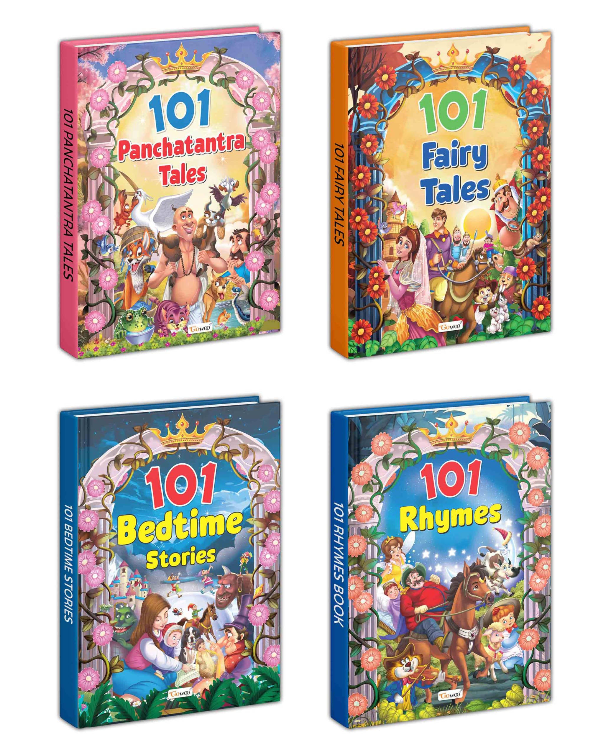101 Panchatantra Tales, Fairy Tales, Bedtime Stories and Rhymes Book for kids (Ages 312) (Hardbound) : Educational book for kid