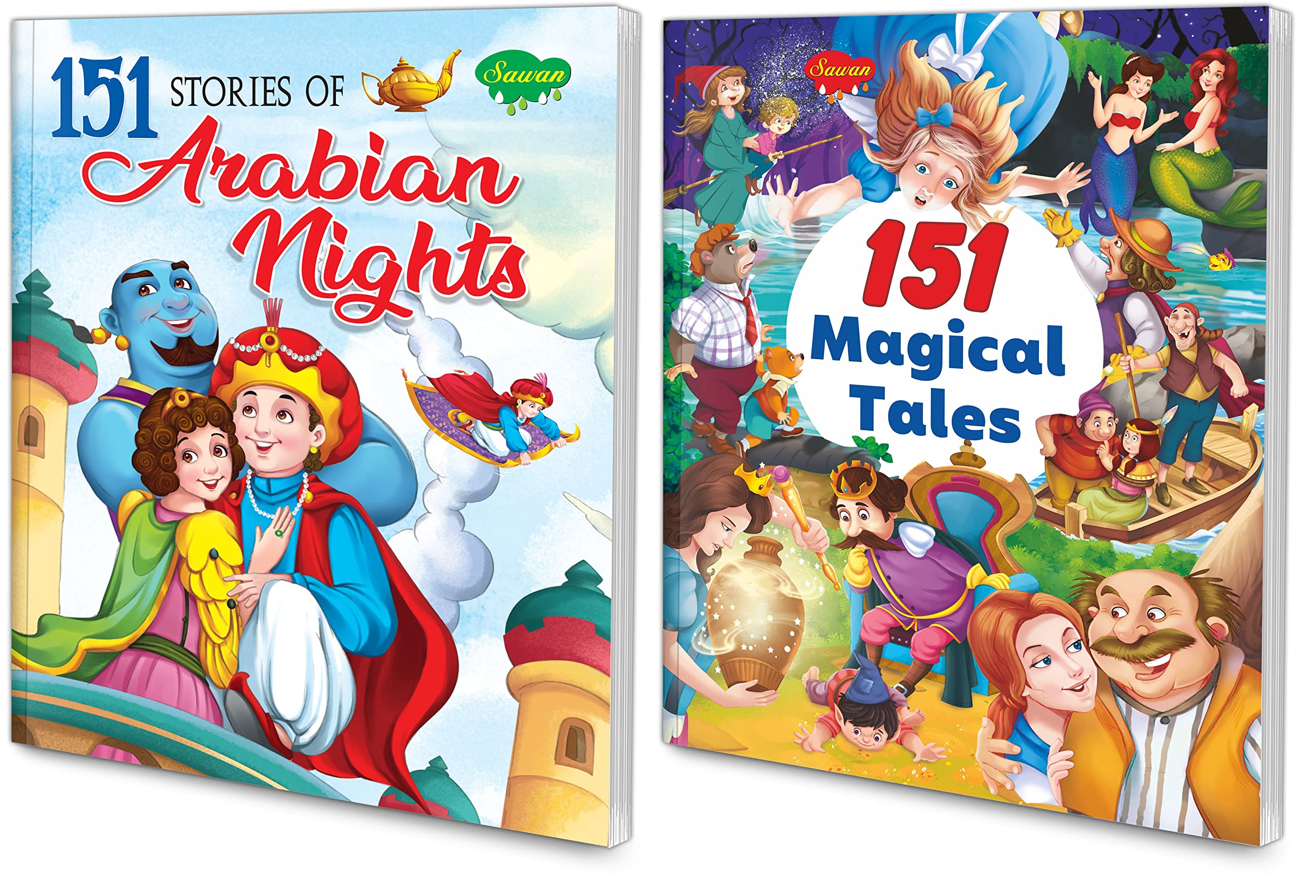 Sawan Set Of 2 Story Books 151 Series (Magical Tales & Arabian Nights)