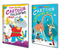 Set Of 2 Books | Super Jumbo Cartoon Colouring Book3 And Super Jumbo Cartoon Colouring Book4 | Super Jumbo Book Series