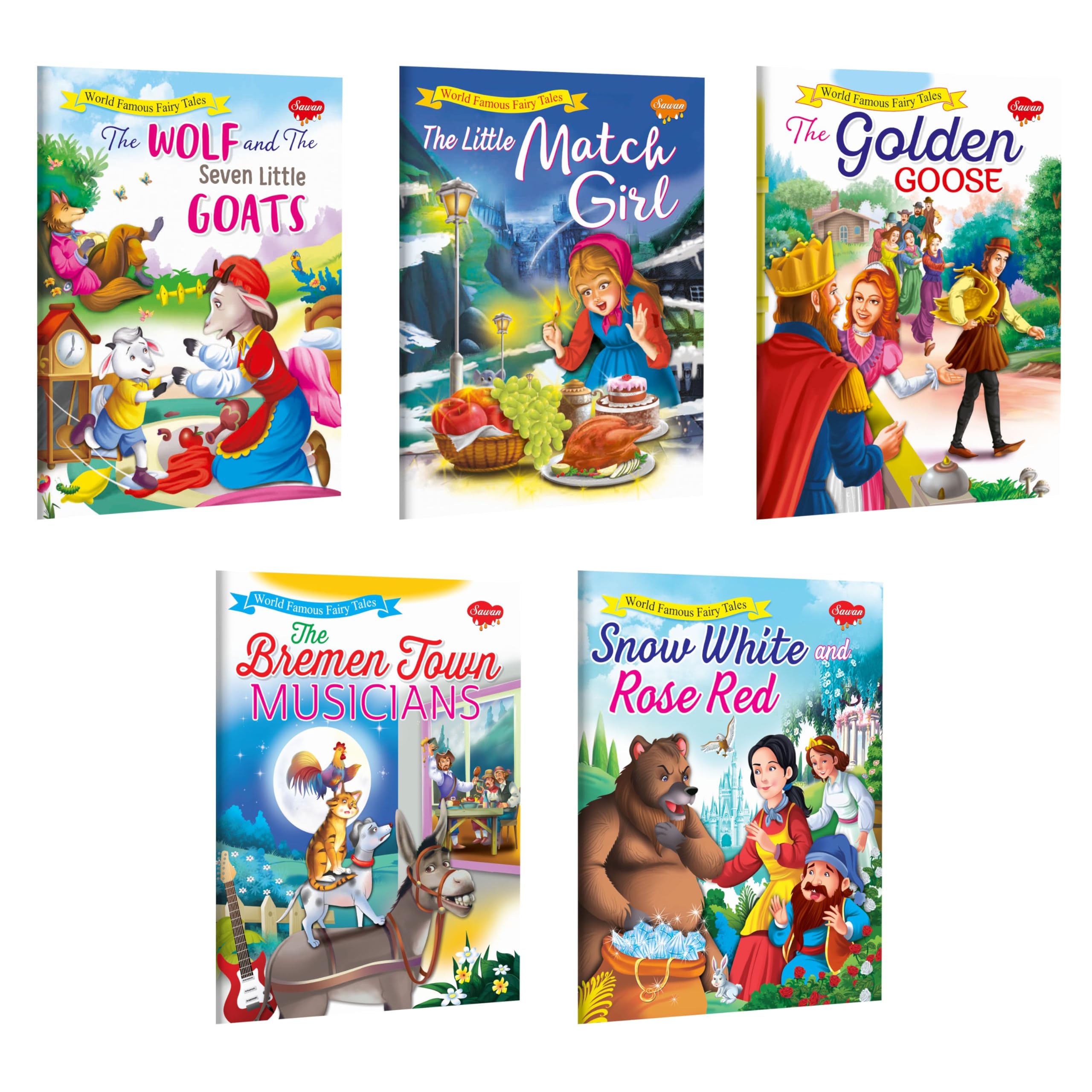 World Famous Fairy Tales | Pack Of 5 Books: Vol. 1