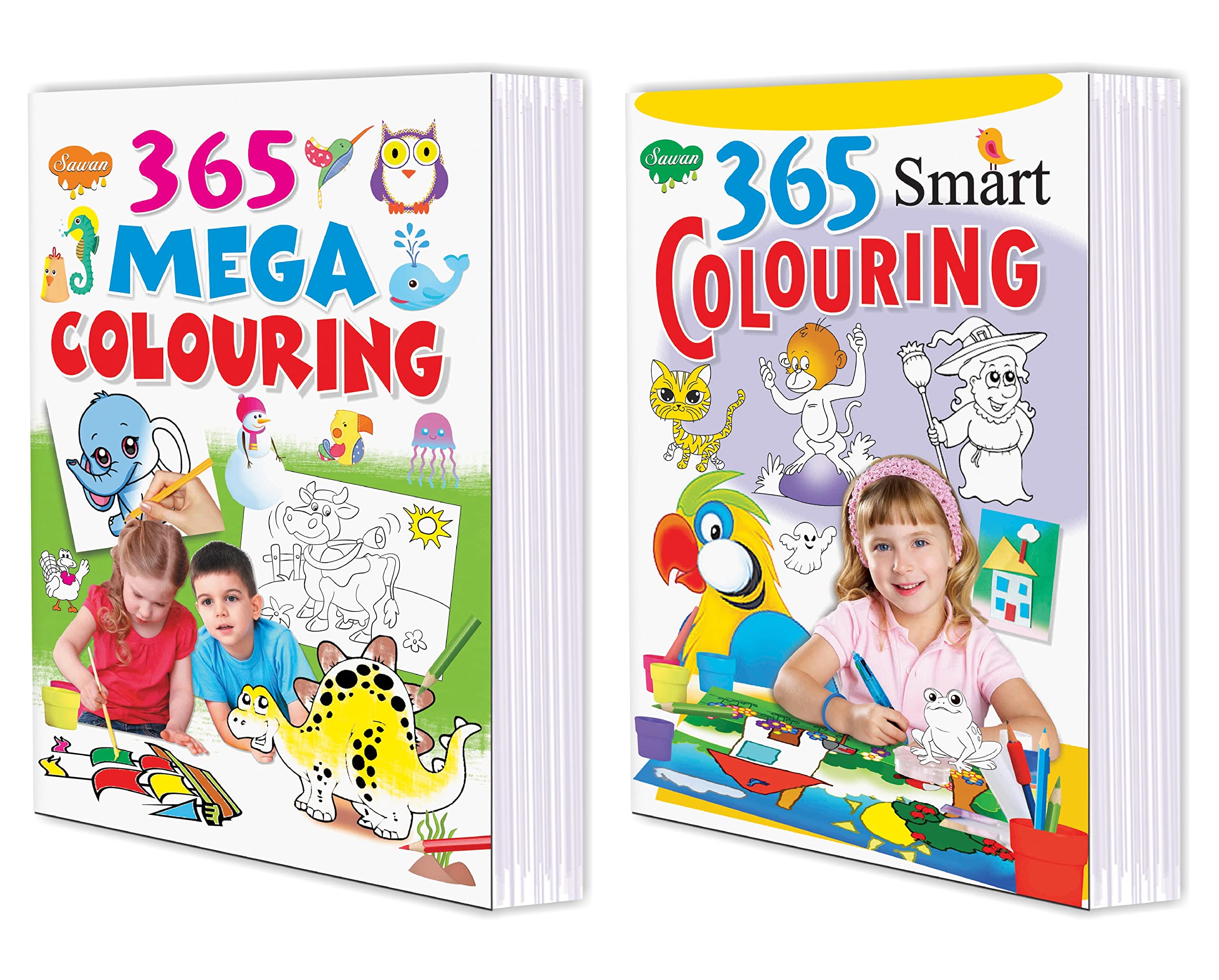 Colouring Book  Set Of 2