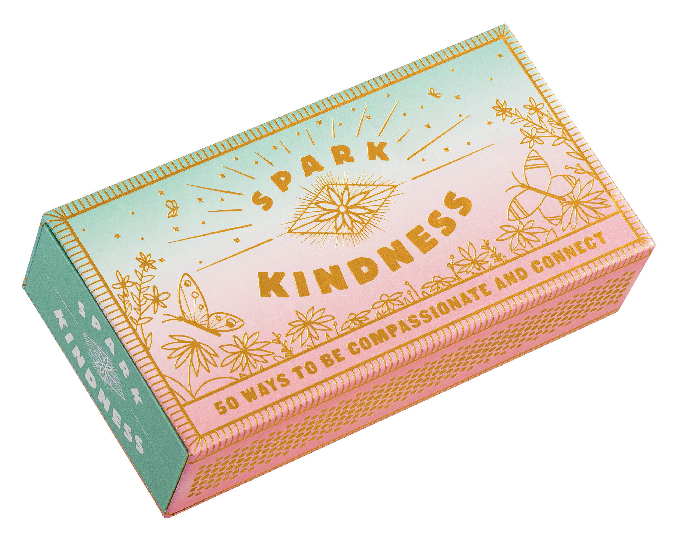 Spark Kindness: 50 Ways to Be Compassionate and Connect (Inspirational Affirmations for Being Kind, Matchbox with Kindness Promp