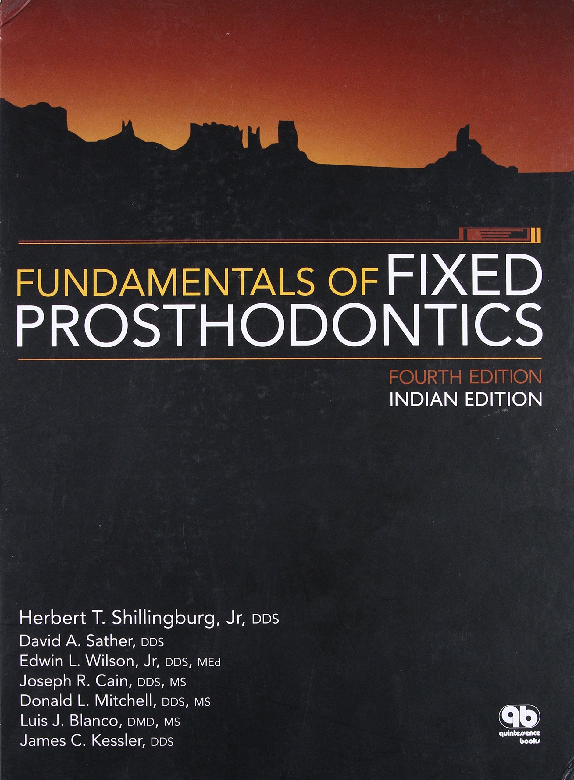 FUNDAMENTALS OF FIXED PROSTHODONTICS 4ED (HB 2017)