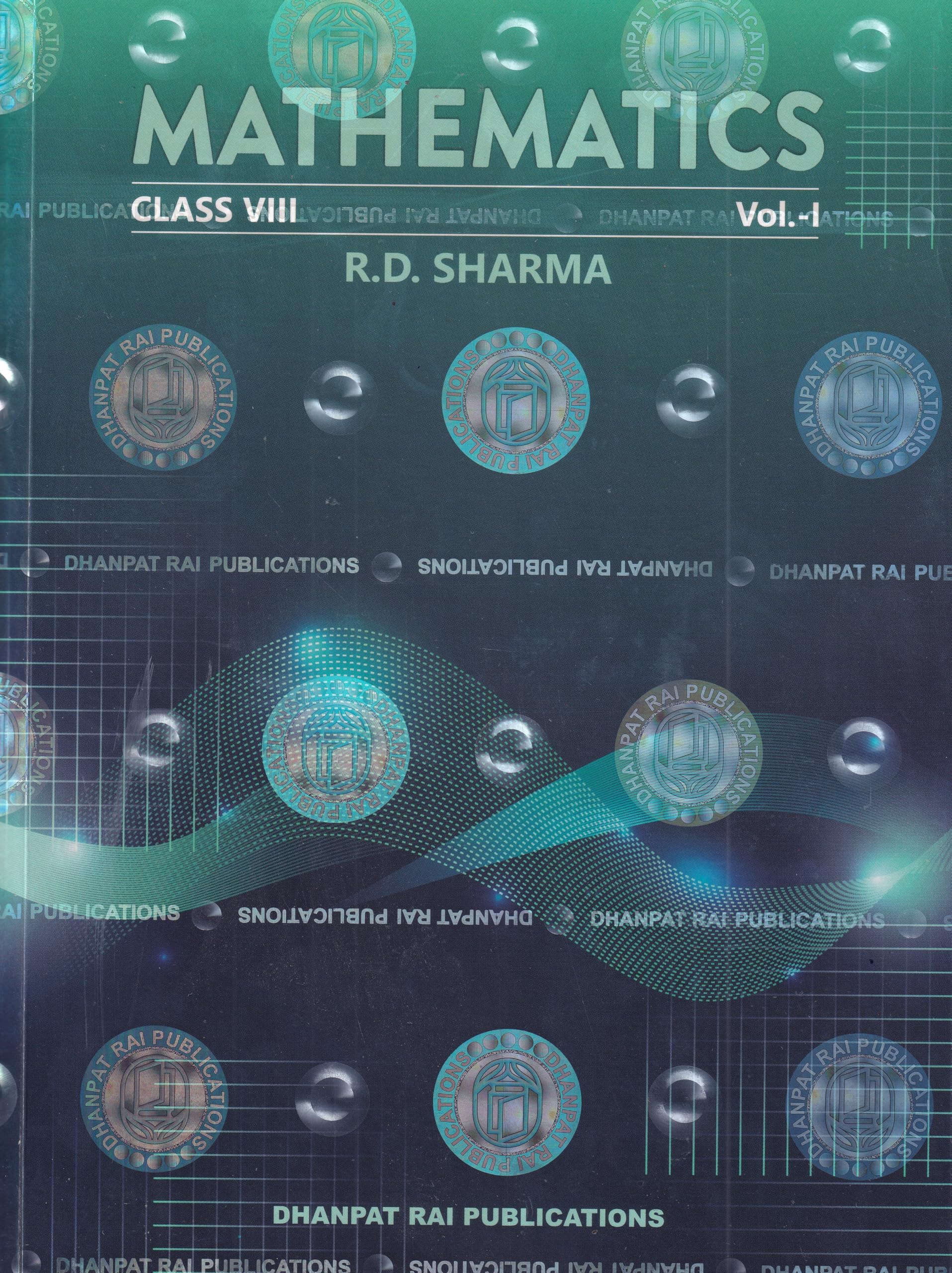 R D Sharma Class 8 Mathematics 2026 Edition | R D Sharma Class 8 Maths 202627 CBSE Examinations