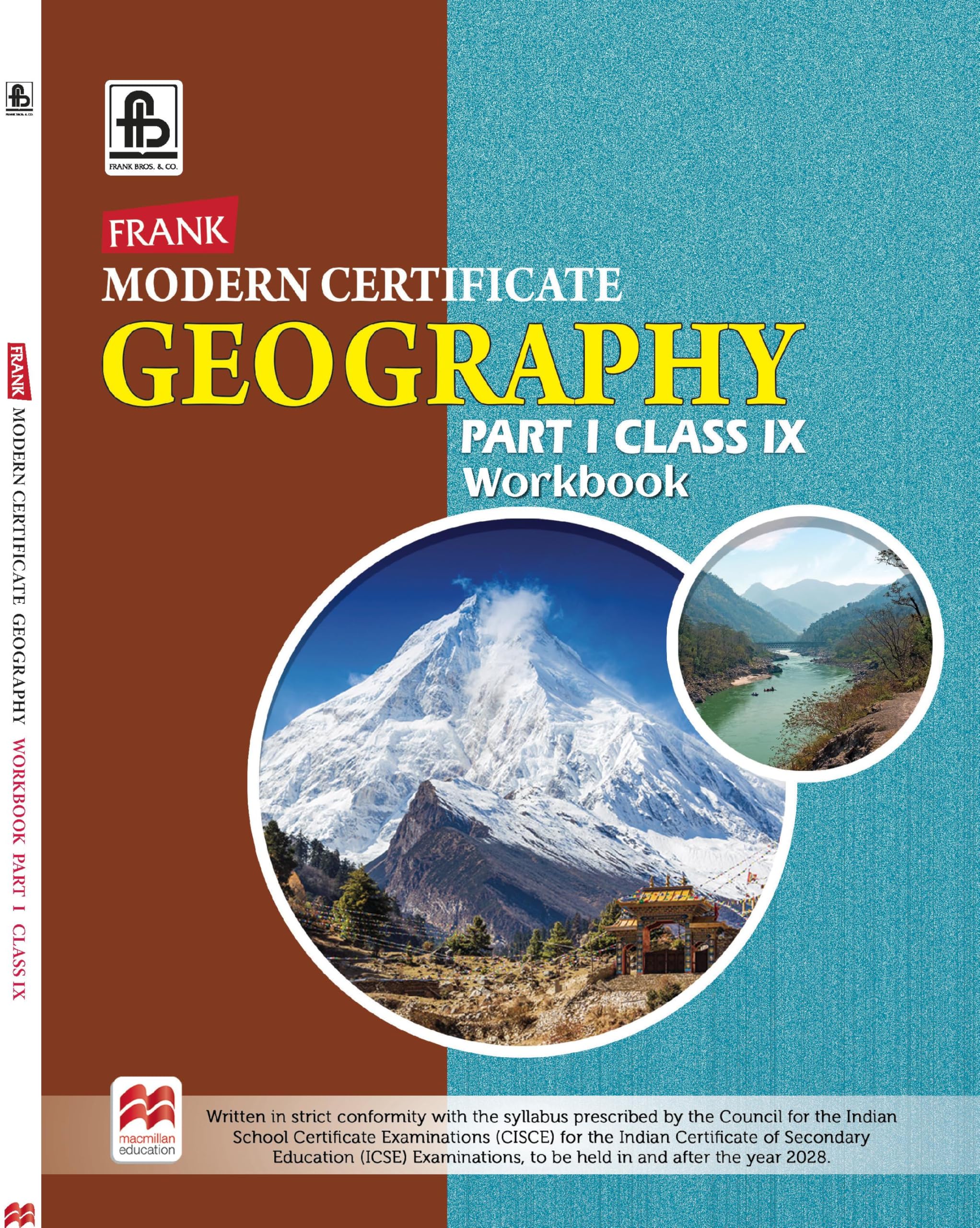 Frank Modern Certificate Geography Workbook Part 1 Class 9 (2028 Edition) | ICSE Geography Practice Book Class IX | Updated Syll