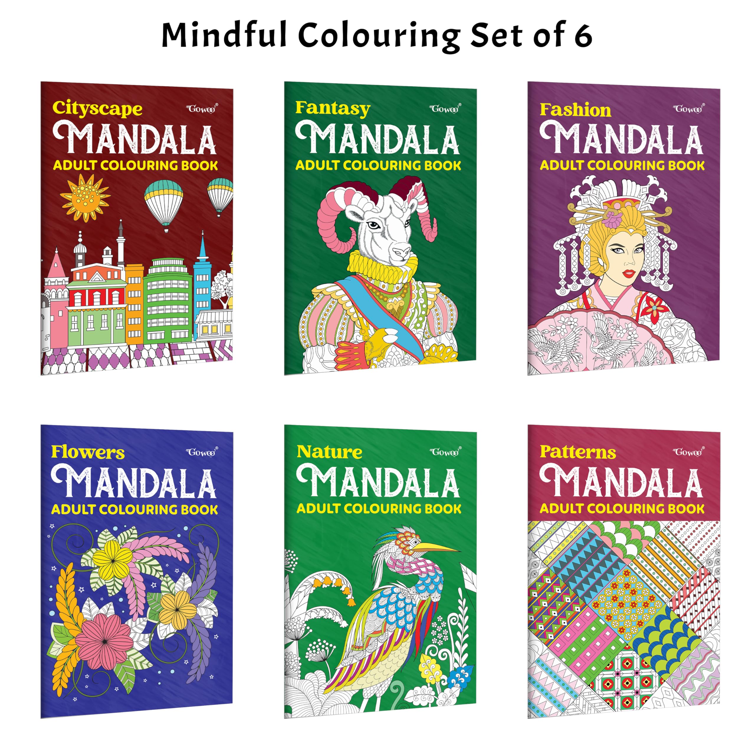 Flower, Nature, Pattern  Mandala Adult Colouring Book and more : Nature inspired mandala colouring, Flower and pattern art boo