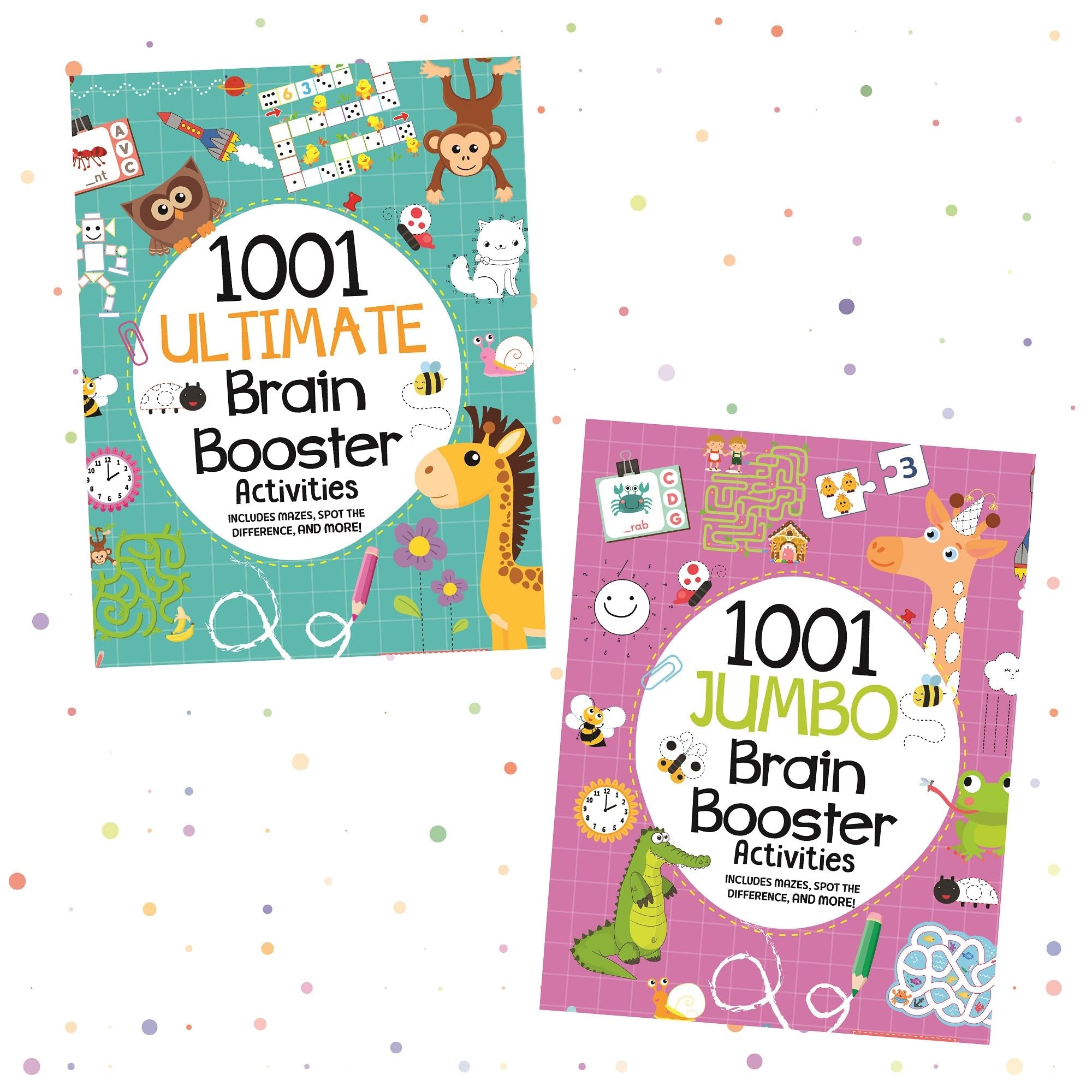 1001 Jumbo & Ultimate Brain Booster Activities For 3 To 8 Years Old Kids |Enhance The Child Mind With Cognitive Excellence With 