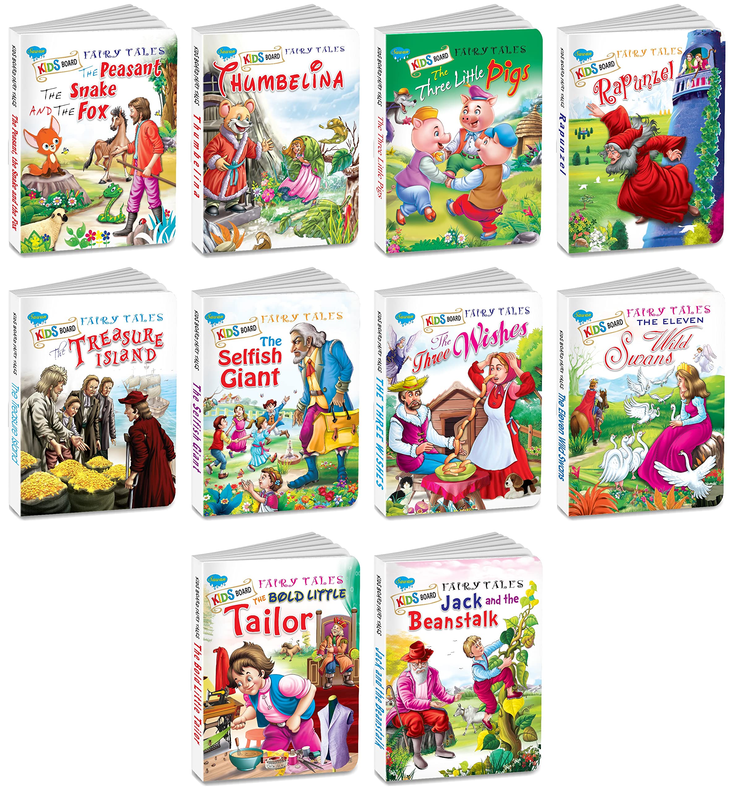 My First Kids Board Fairy Tale Combo Of 10 Books | Set Of 10 Board Books