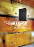 The Message//REMIX (LeatherLook, Black): The Bible in Contemporary Language