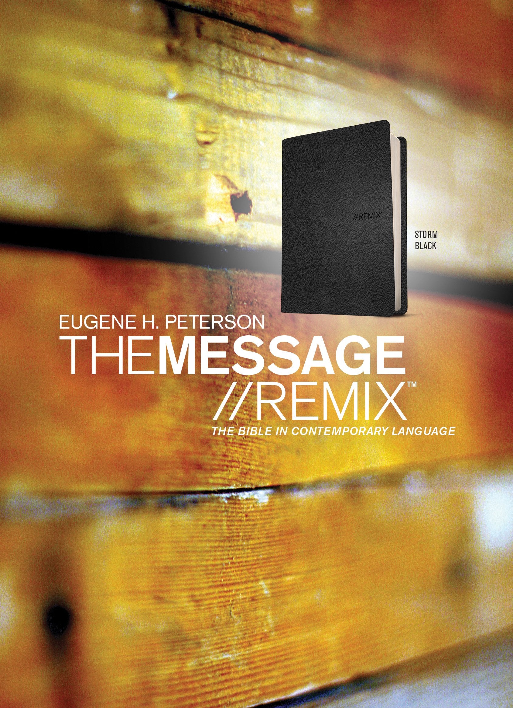 The Message//REMIX (LeatherLook, Black): The Bible in Contemporary Language